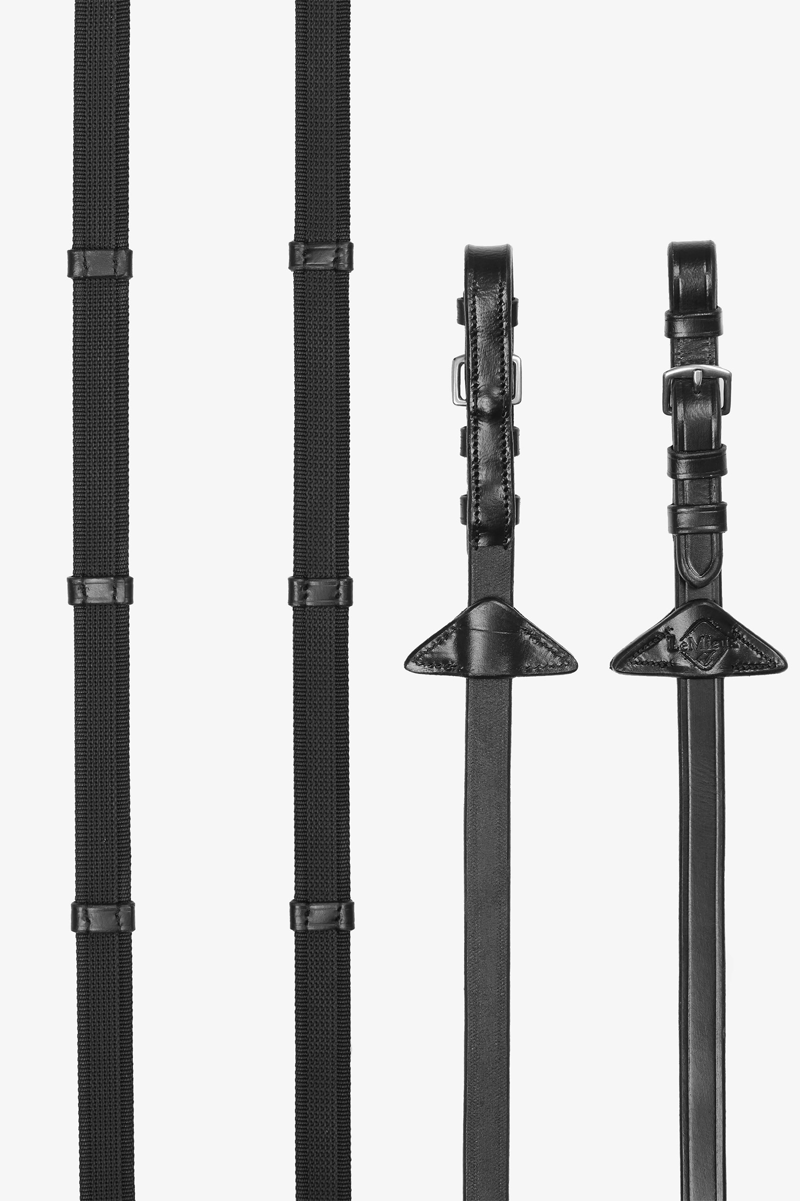 Black/Silver LeMieux Rubber Grip Continental tyglar med gummigrepp