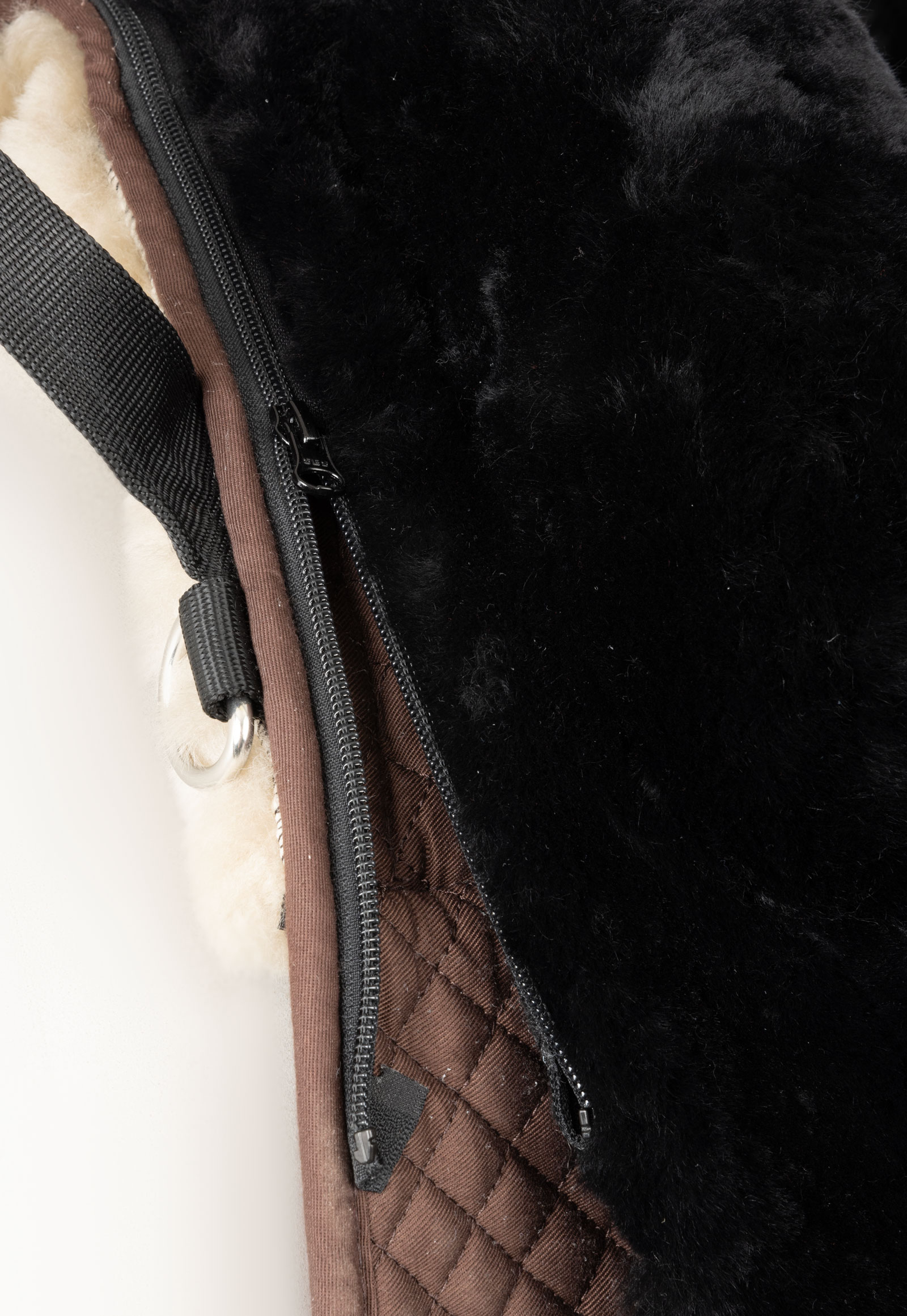 Horze barbackapad i fårskinn