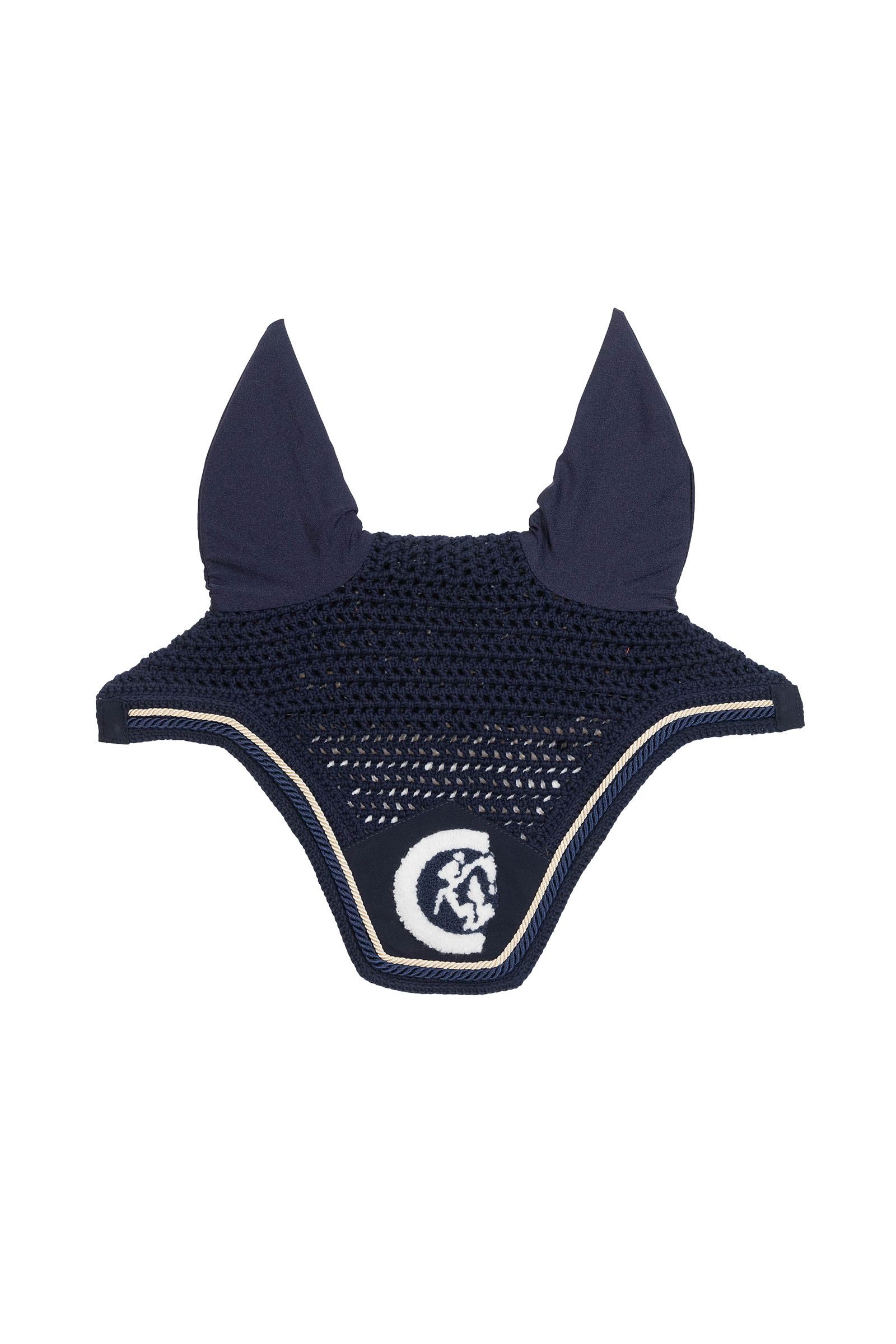 navy Kentucky Horsewear huva Wellington 3D Logo rope