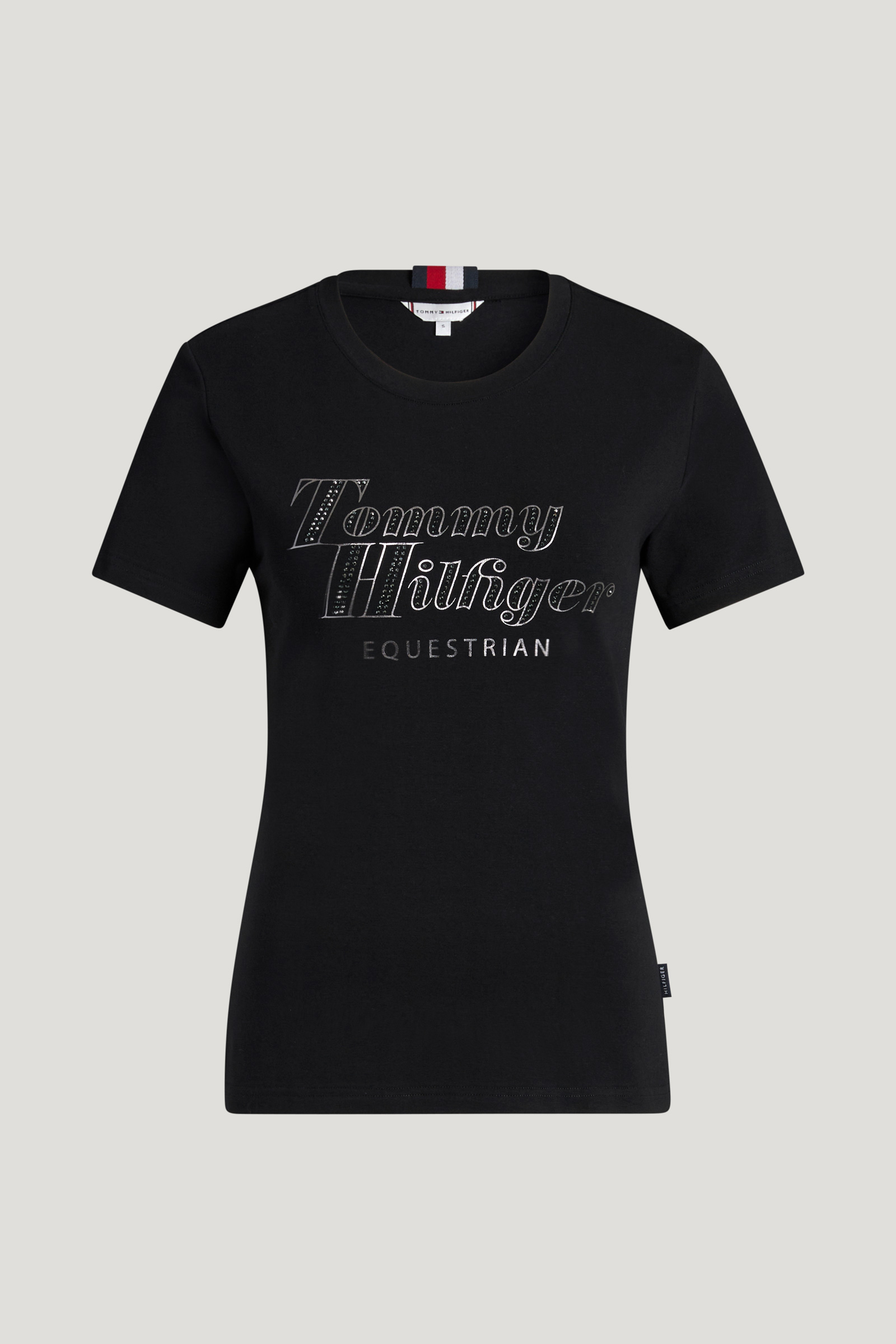 Tommy Hilfiger Equestrian Malibu T-shirt f&ouml;r dam med strass