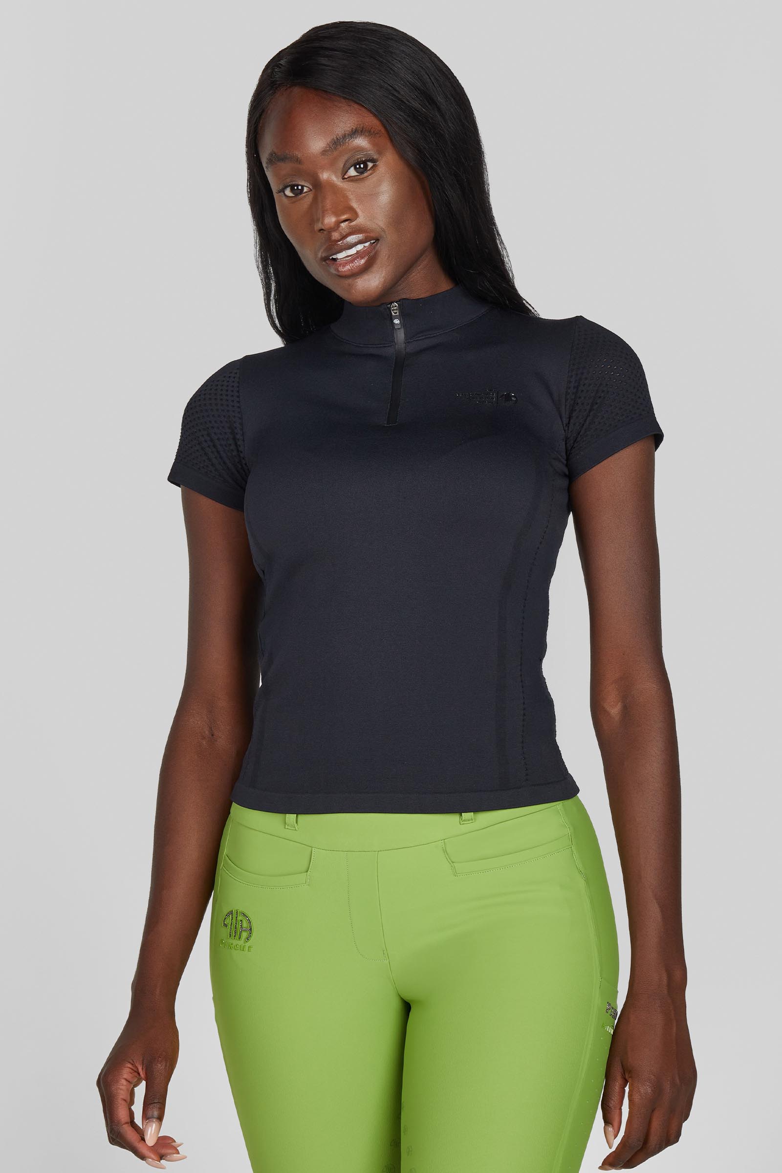 Black Pikeur dam 3D-stickad tr&ouml;ja