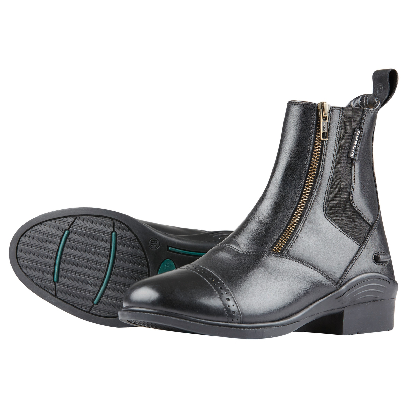 Dublin Evolution ridskor med dubbel dragkedja framtill