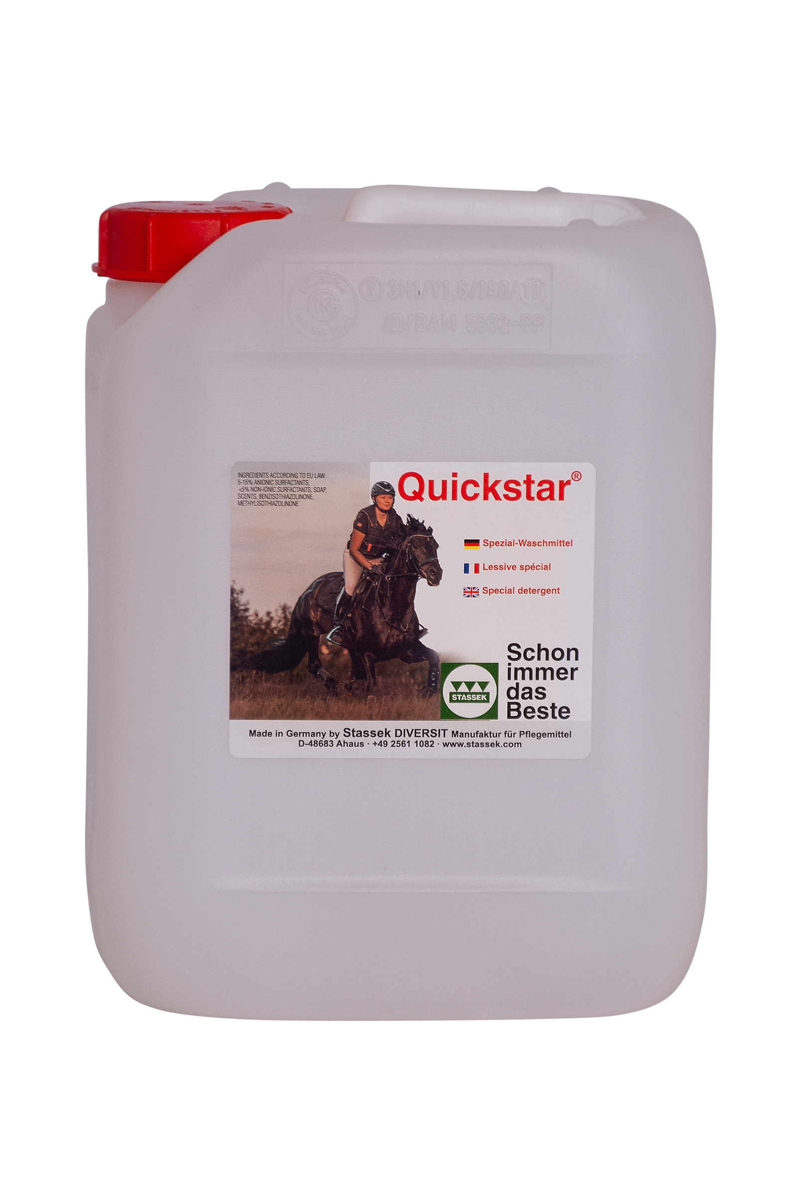 Stassek Quickstar Läder- och ullrengöring, 2 liter
