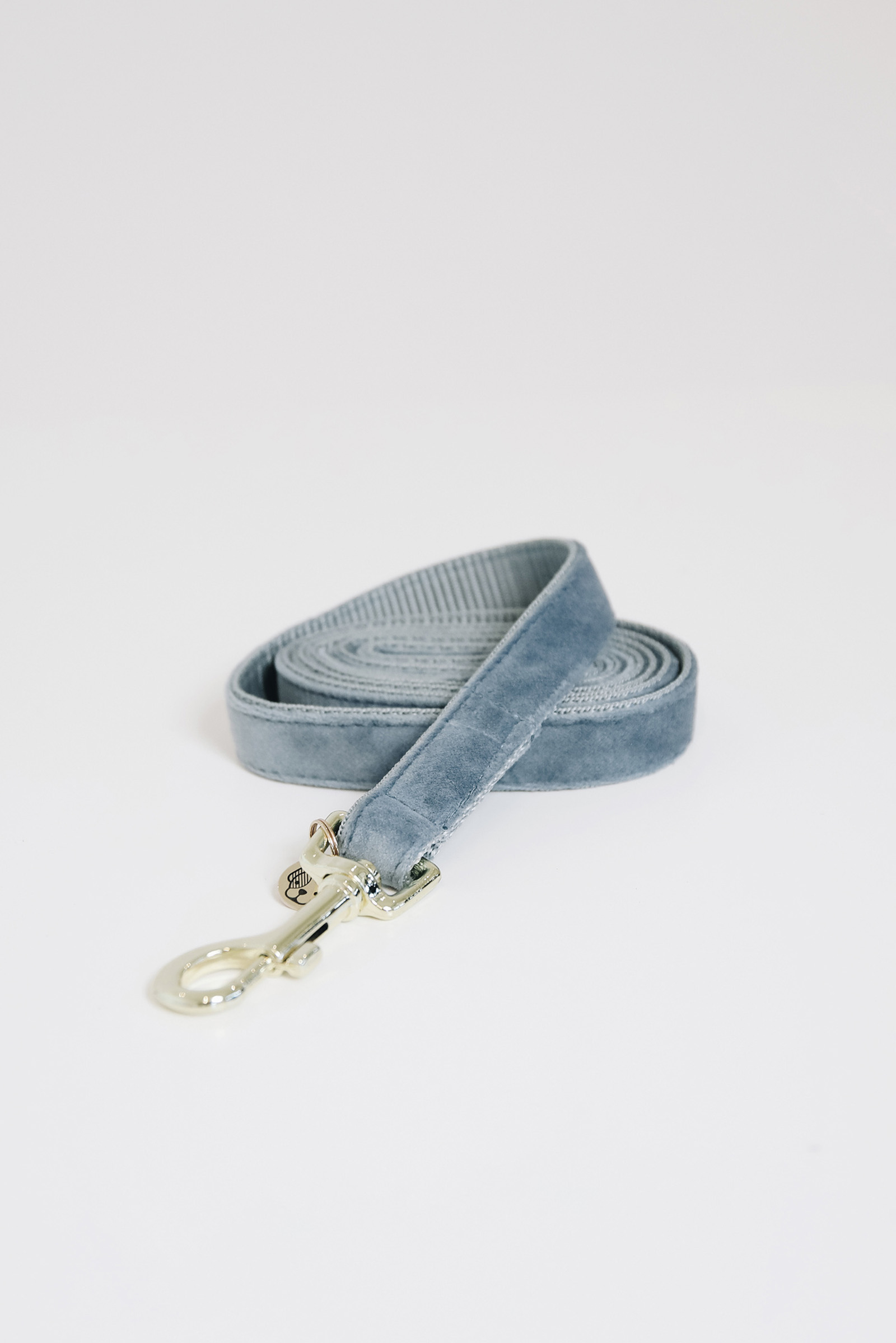 Light Blue Kentucky Dogwear Dog Velvet hundkoppel