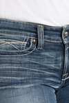 Ariat Whipstitch R.E.A.L. Bootcut stretch jeans med medelh&ouml;g midja