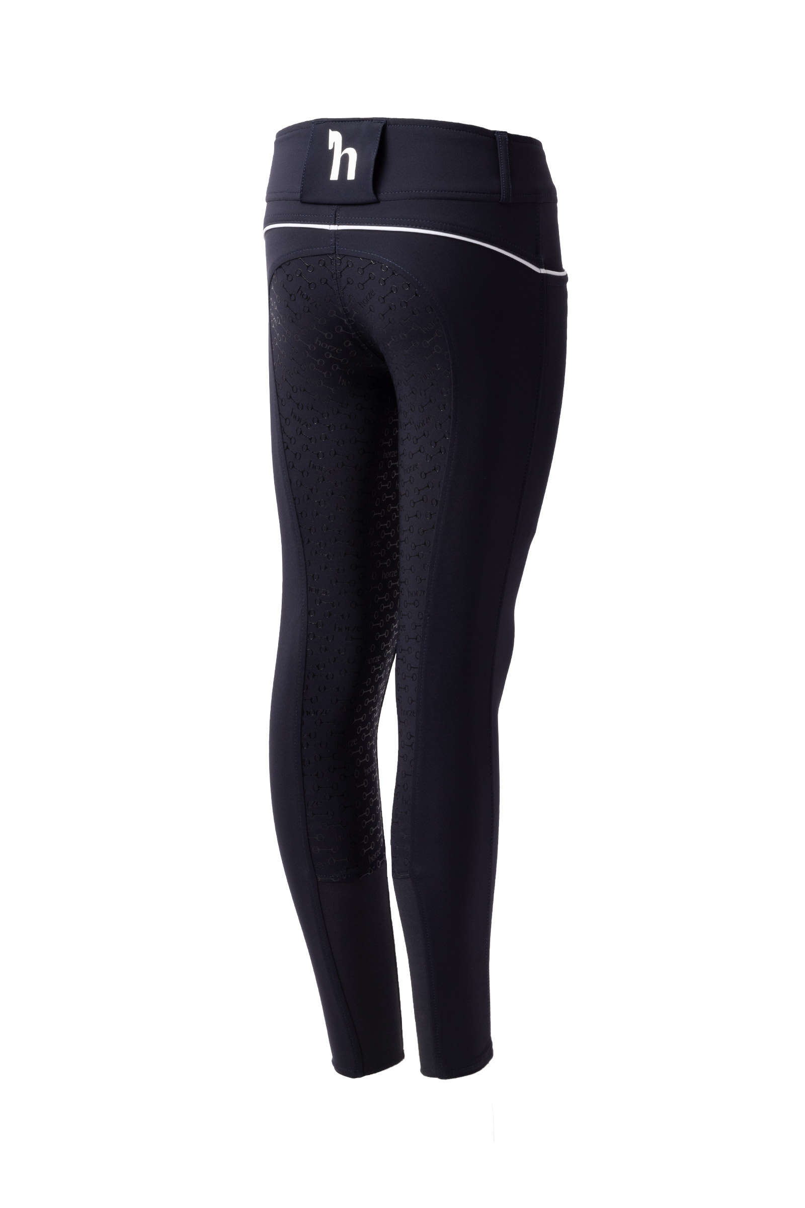 Horze Aubrey ridbyxa för barn med hög midja och helskoning med silikon