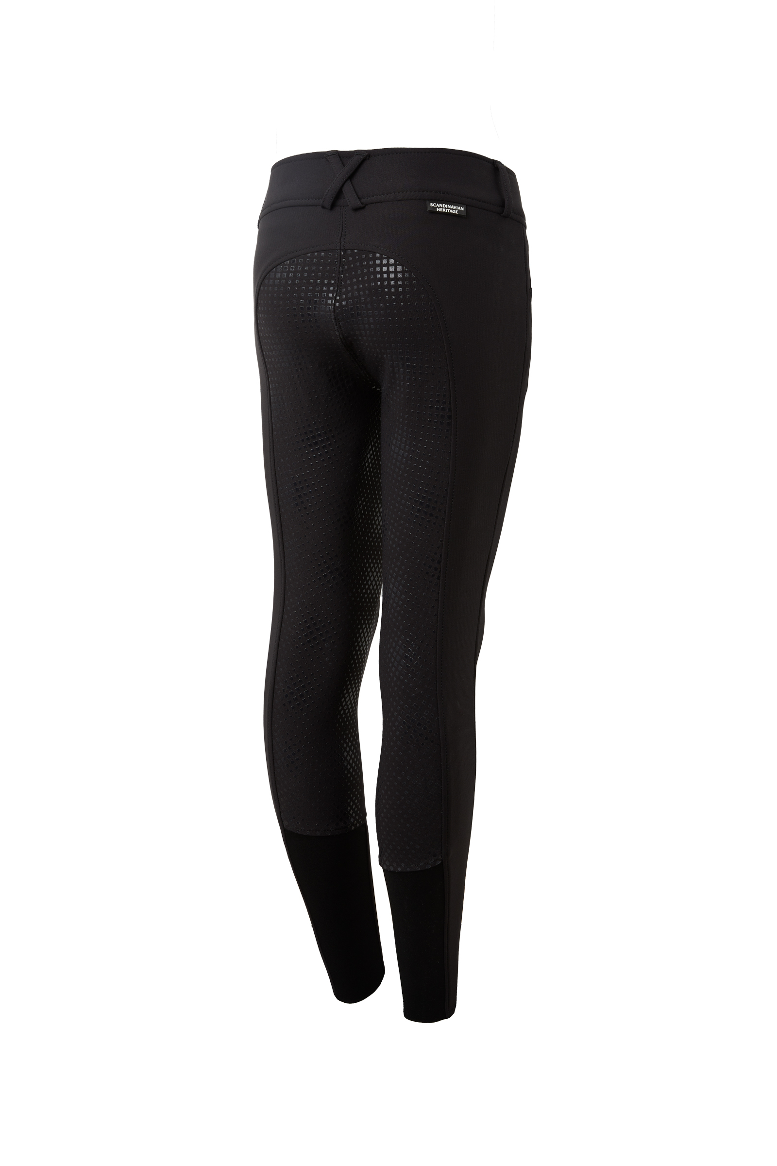 Horze Grand Prix helskodda ridbyxor med silikongrepp f&ouml;r barn, UPF 50+