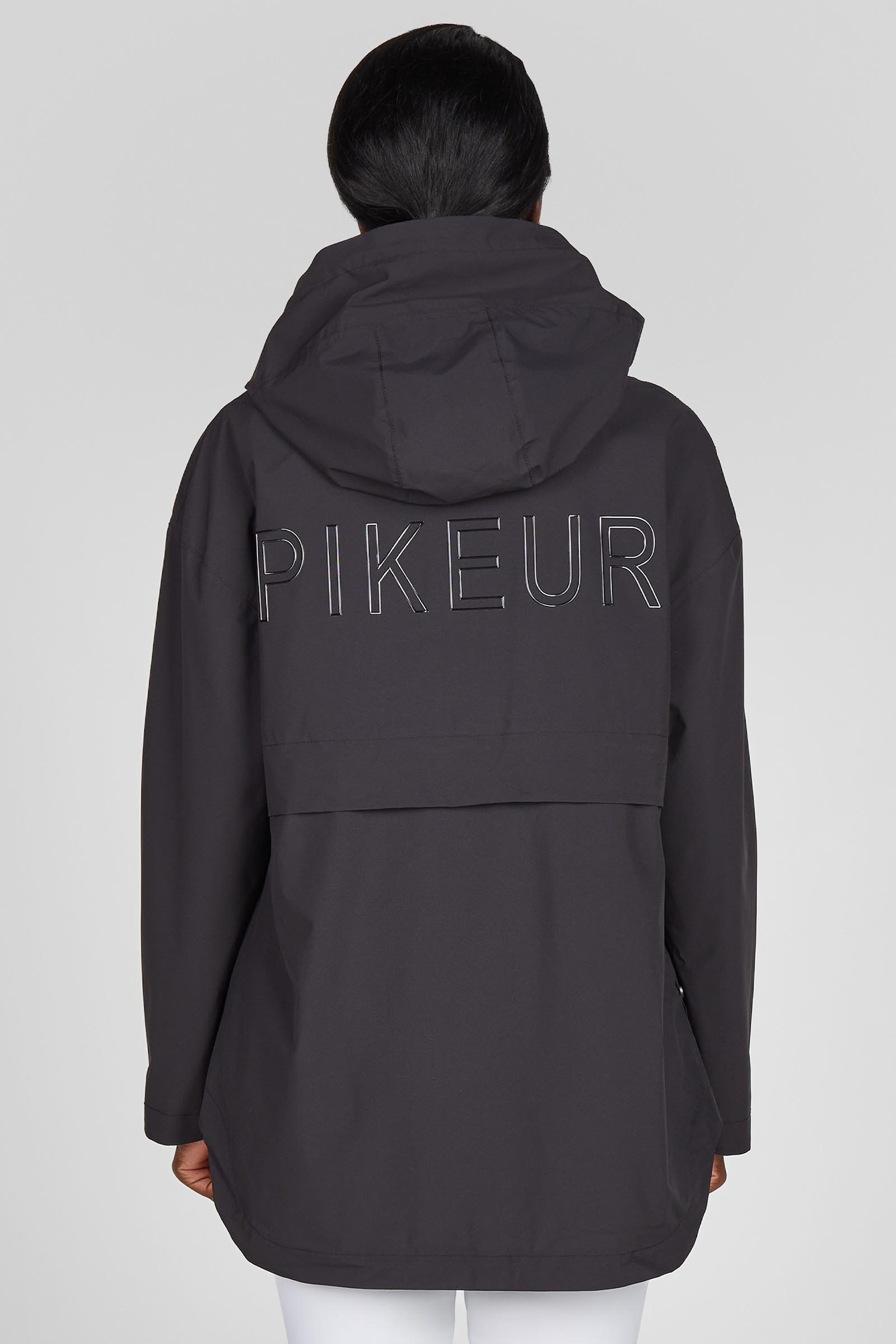 Pikeur dam regnponcho med dragkedja