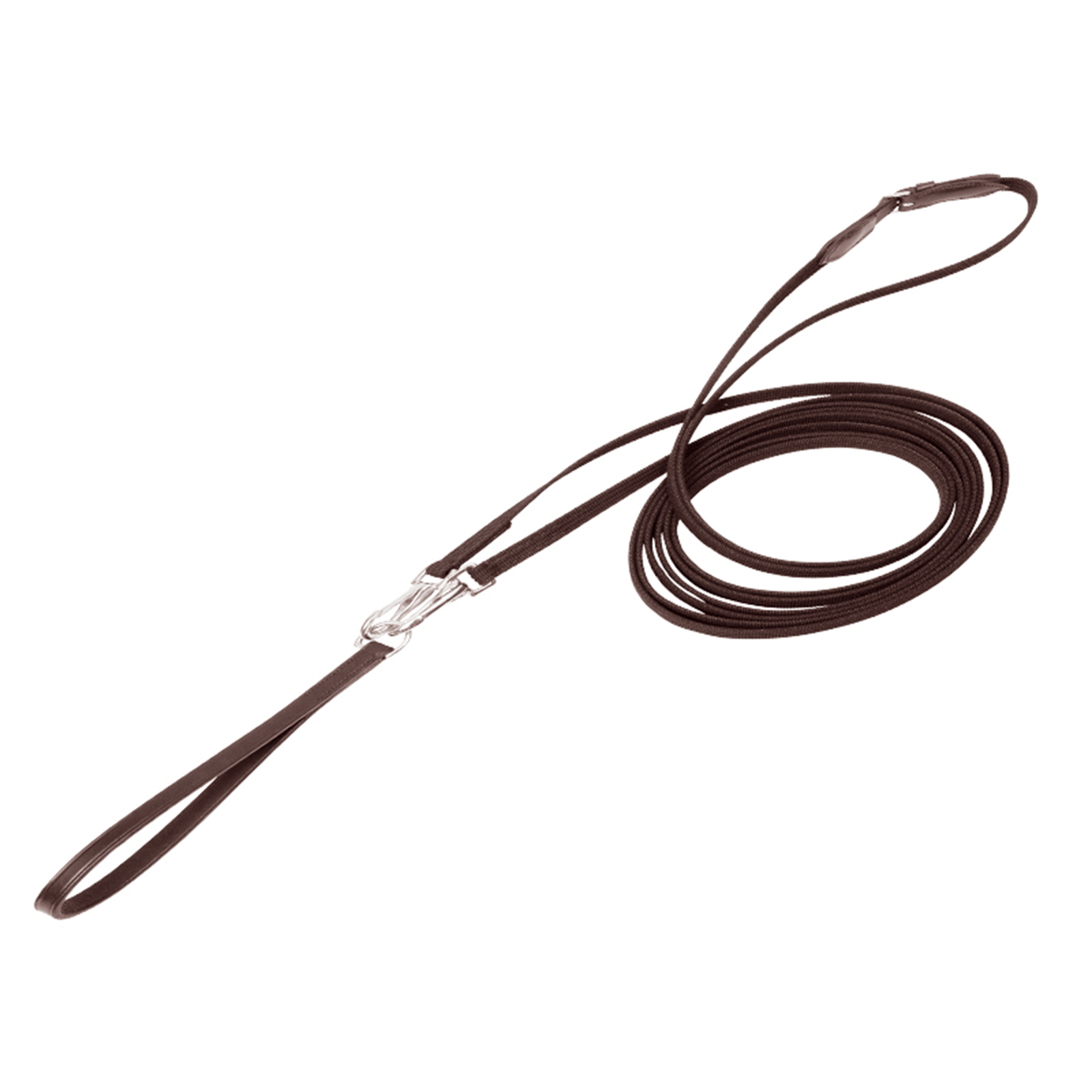 Brown Kavalkade gramantyglar i v&auml;vribb med l&auml;der&ouml;gla