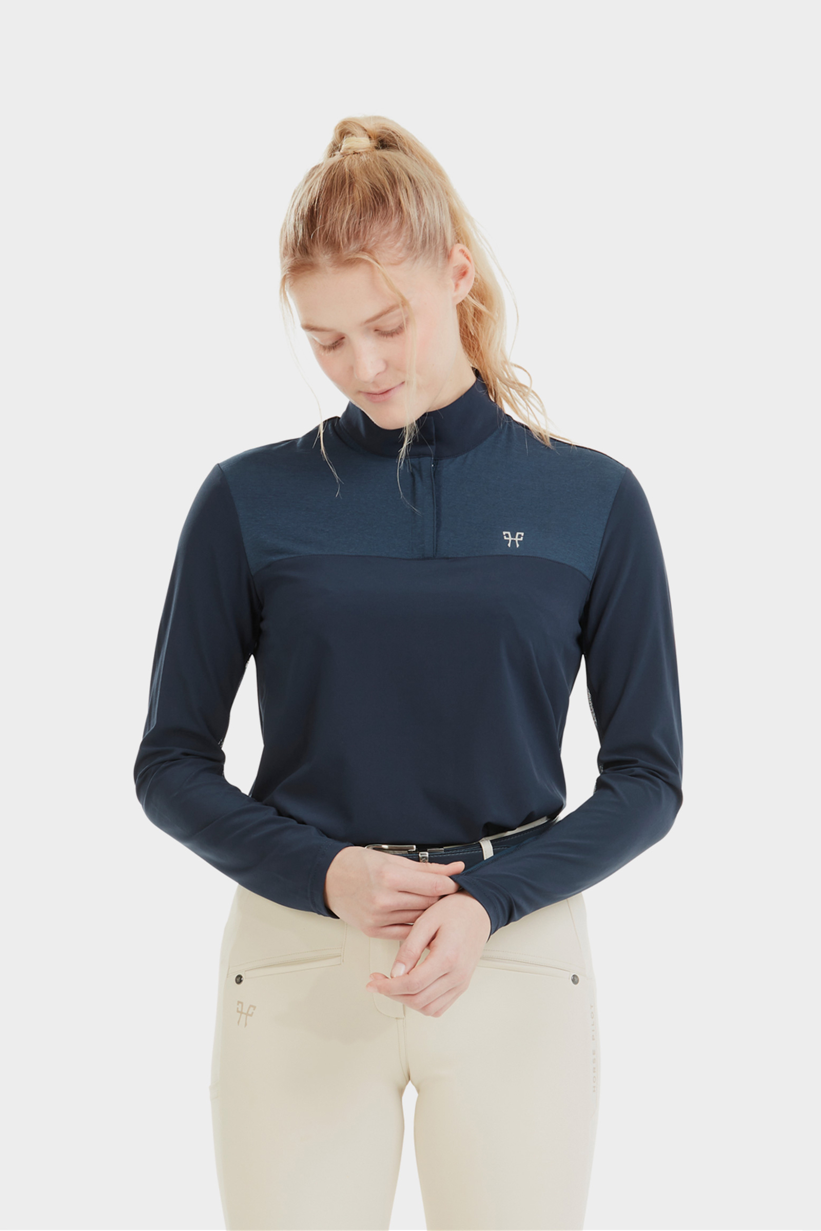 Navy Horse Pilot Sunrise Damtröja