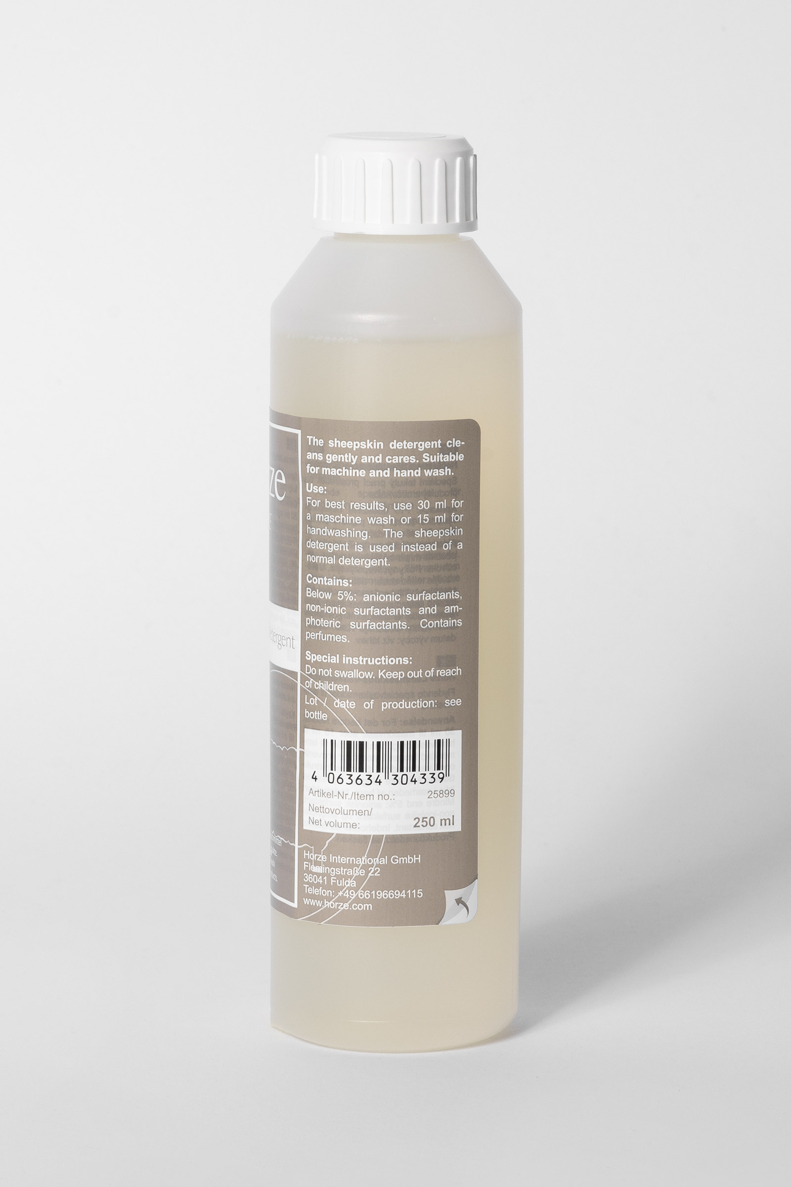 Horze Sheepskin, tv&auml;ttmedel f&ouml;r f&aring;rskinn, 250 ml
