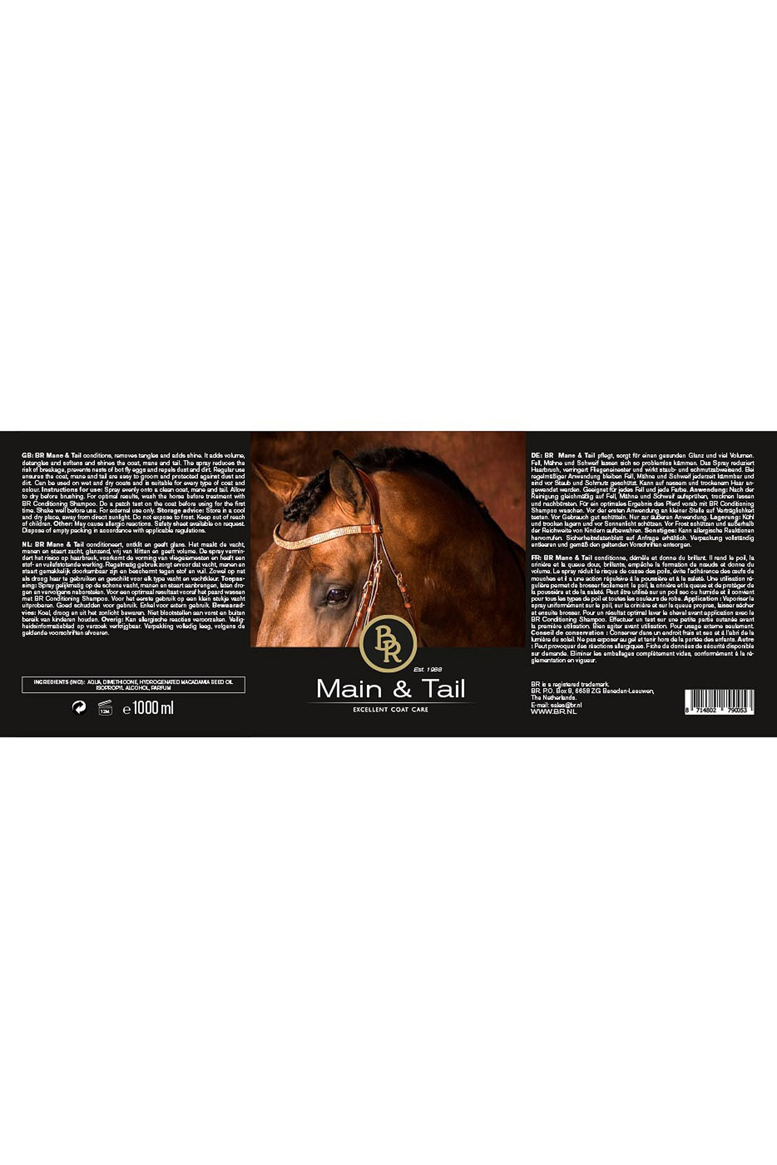 BR man och svans spraylotion, 1000 ml