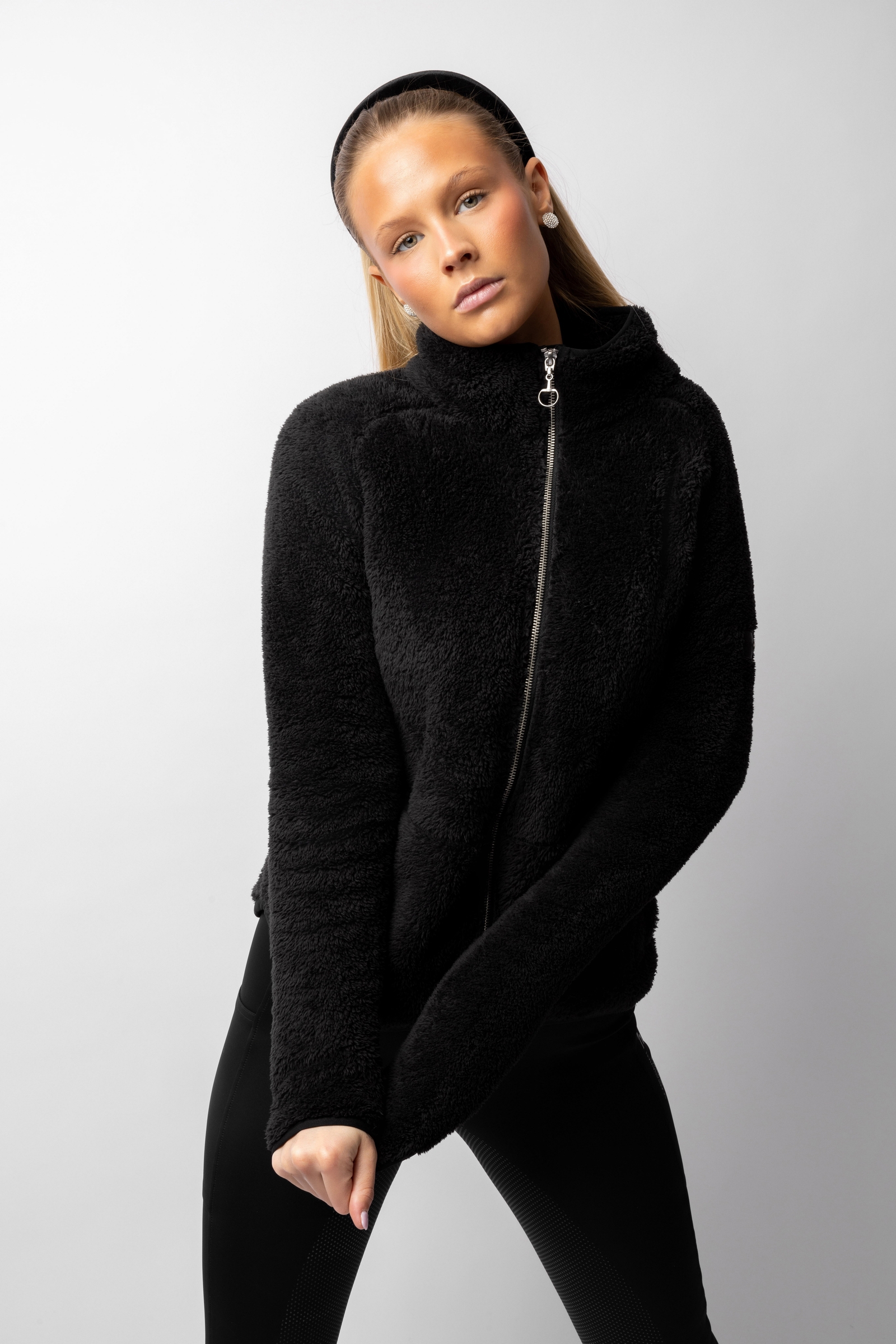 Horze Merida jacka i teddyfleece för dam