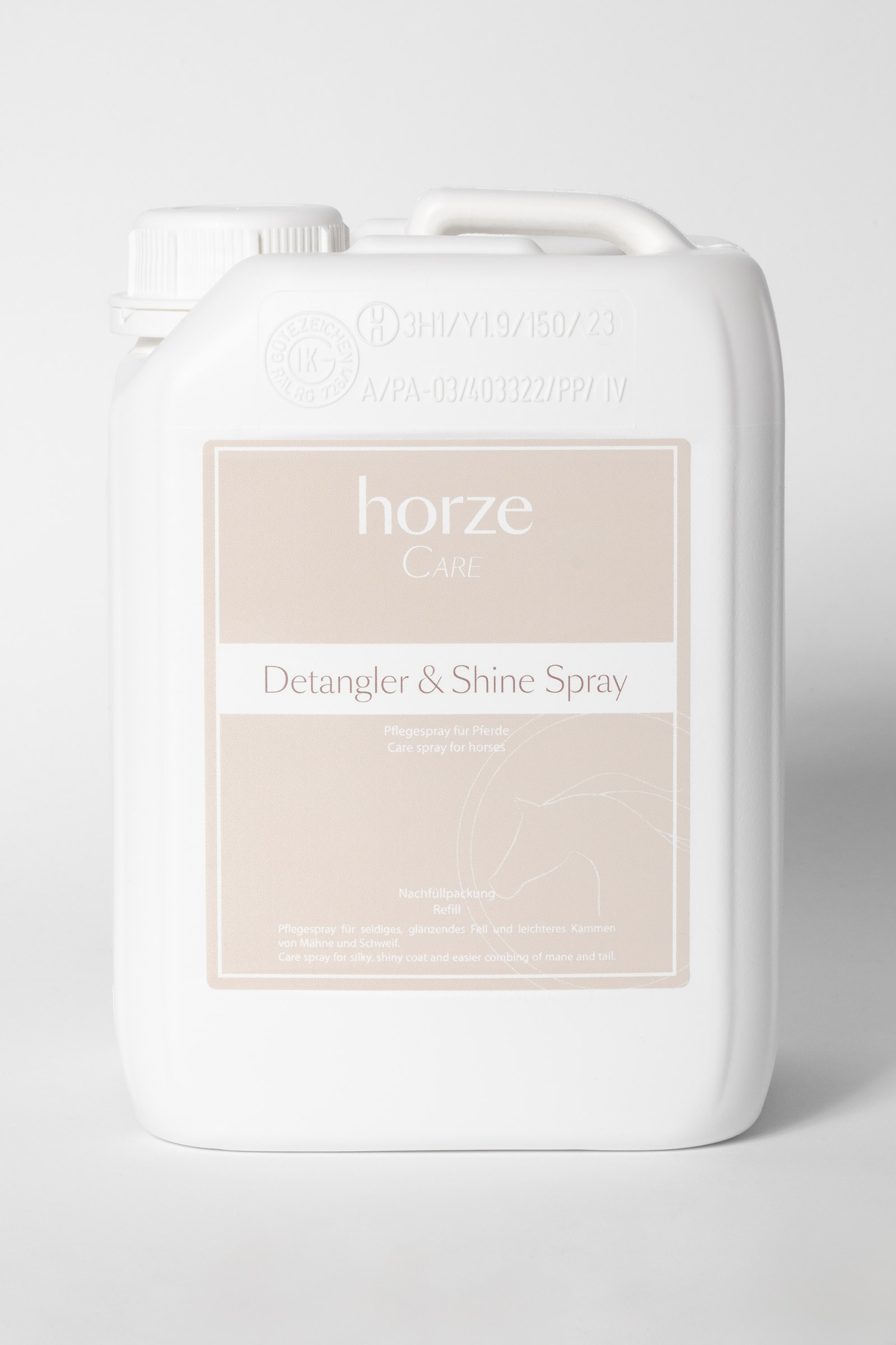 Horze Detangler & Shine Spray Refill, 2,5l