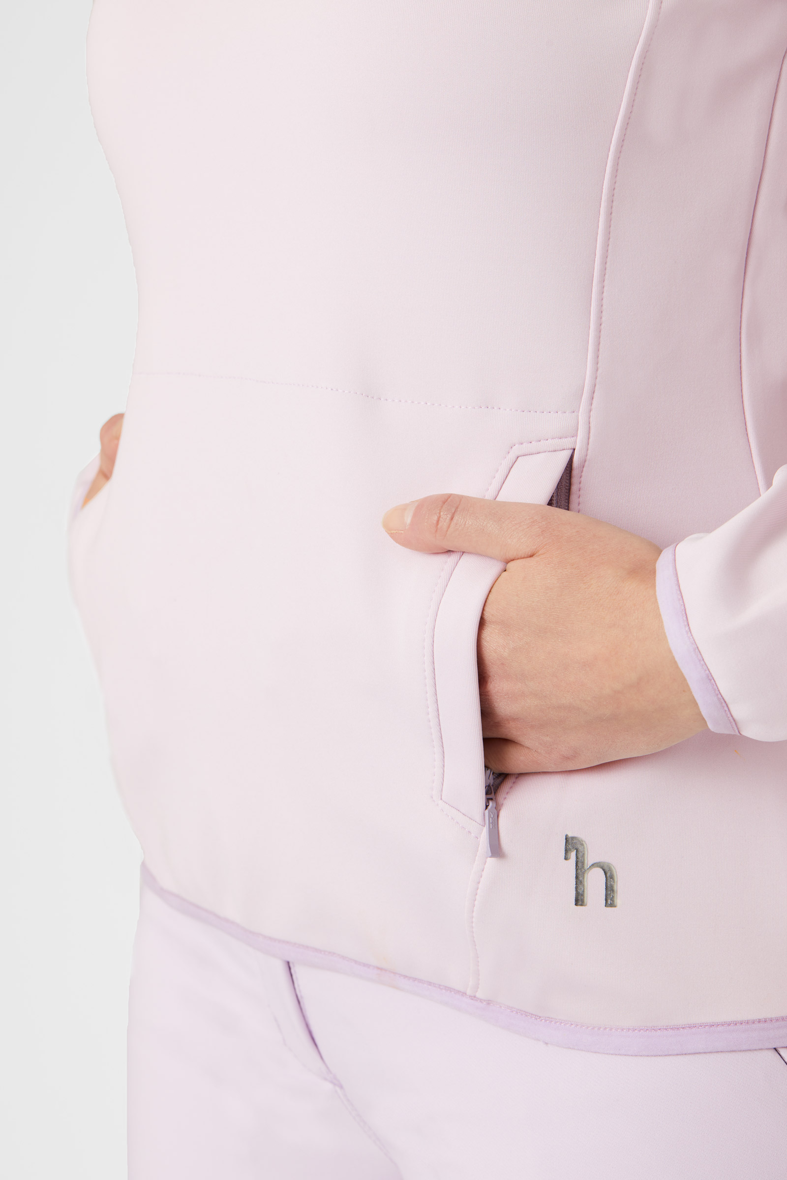 Horze Kaitlin funktionell sweatshirt tr&ouml;ja med blommig krage f&ouml;r dam