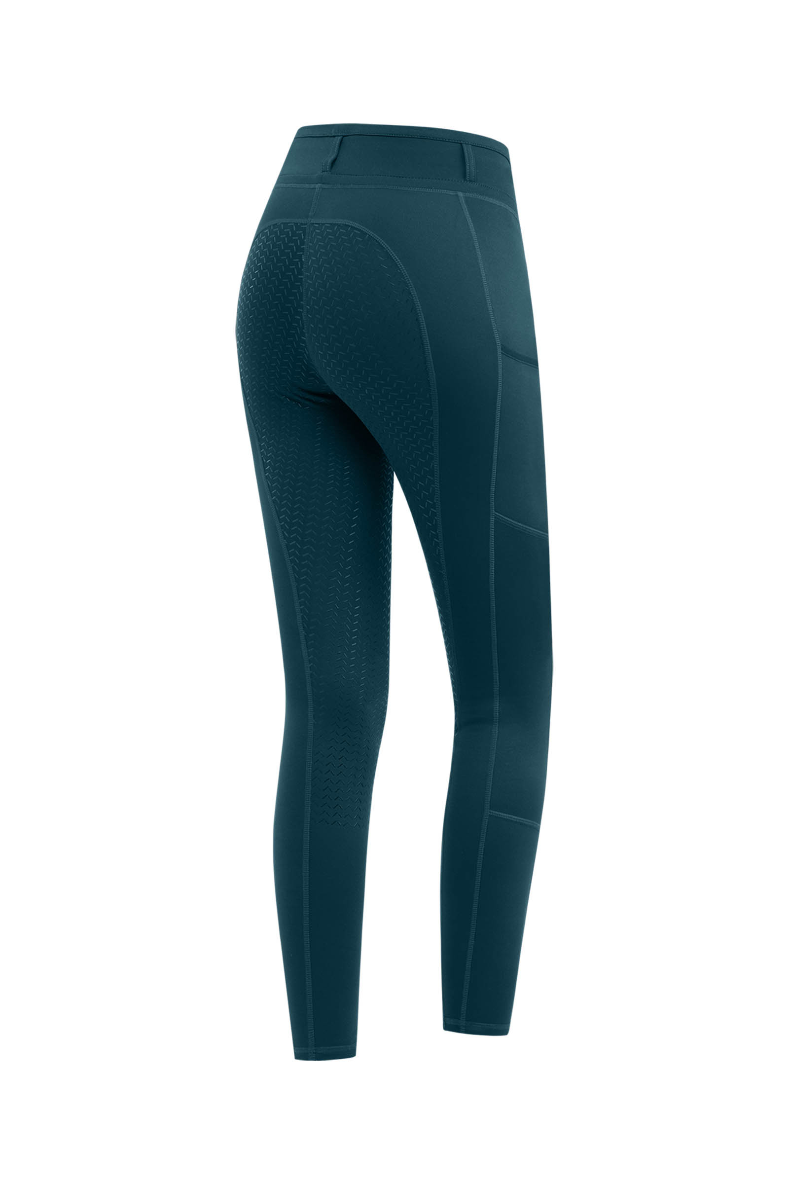 Petrol Blue ELT Ella Women's ridleggings med helskoning