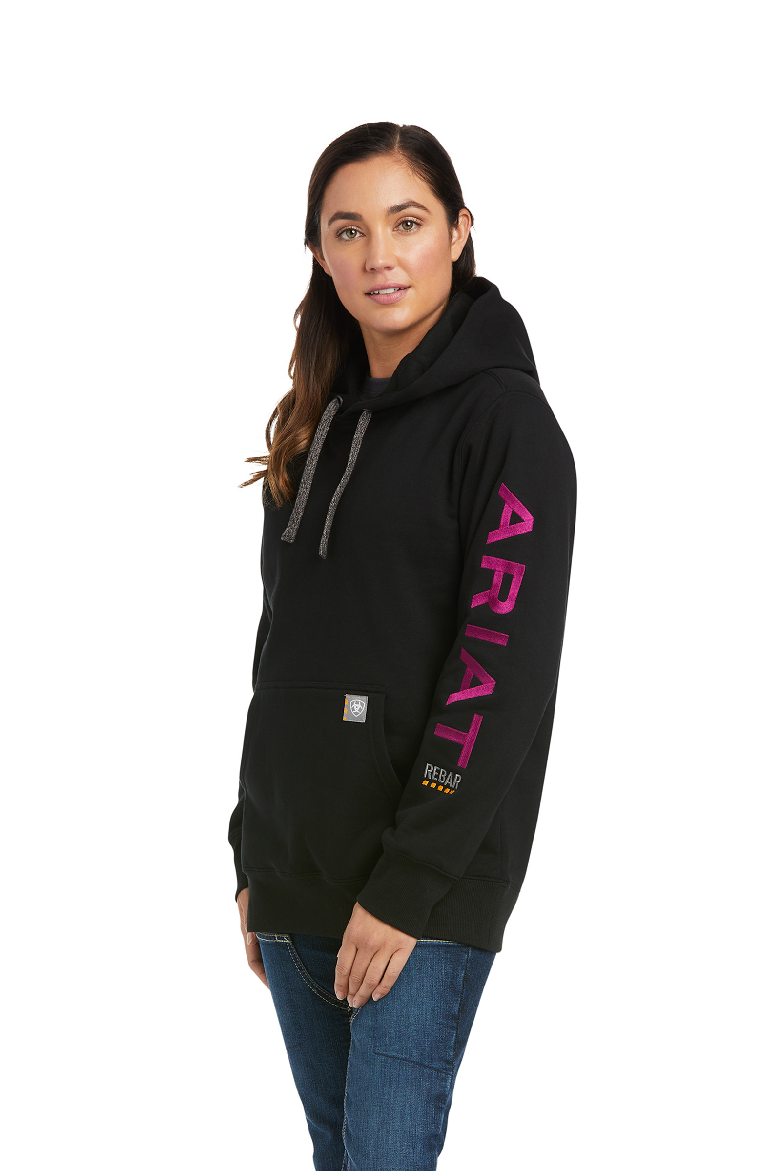 Ariat Rebar Dam hoodie med tryck