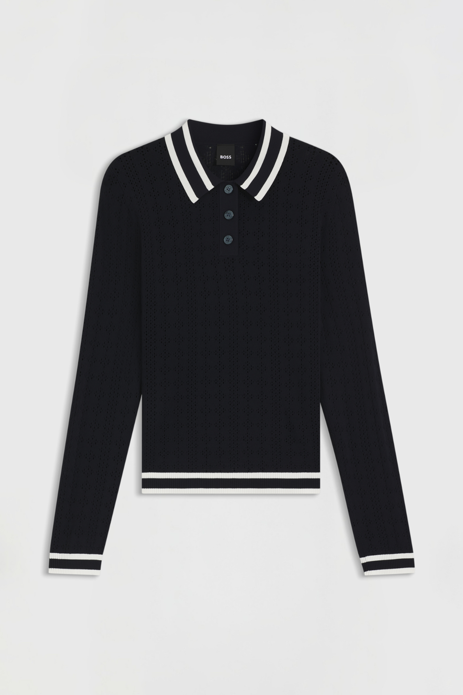 Boss Pam dam stickad polo Ajor