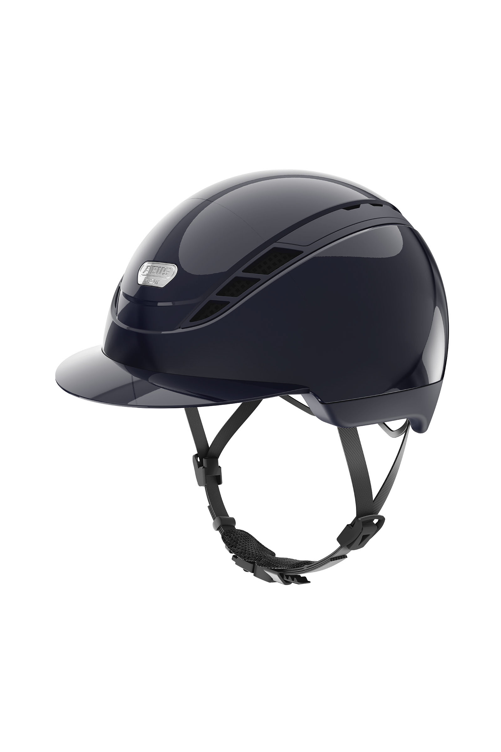 Dark Blue/ Shiny Abus Pikeur AirDuo ridhj&auml;lm, XS