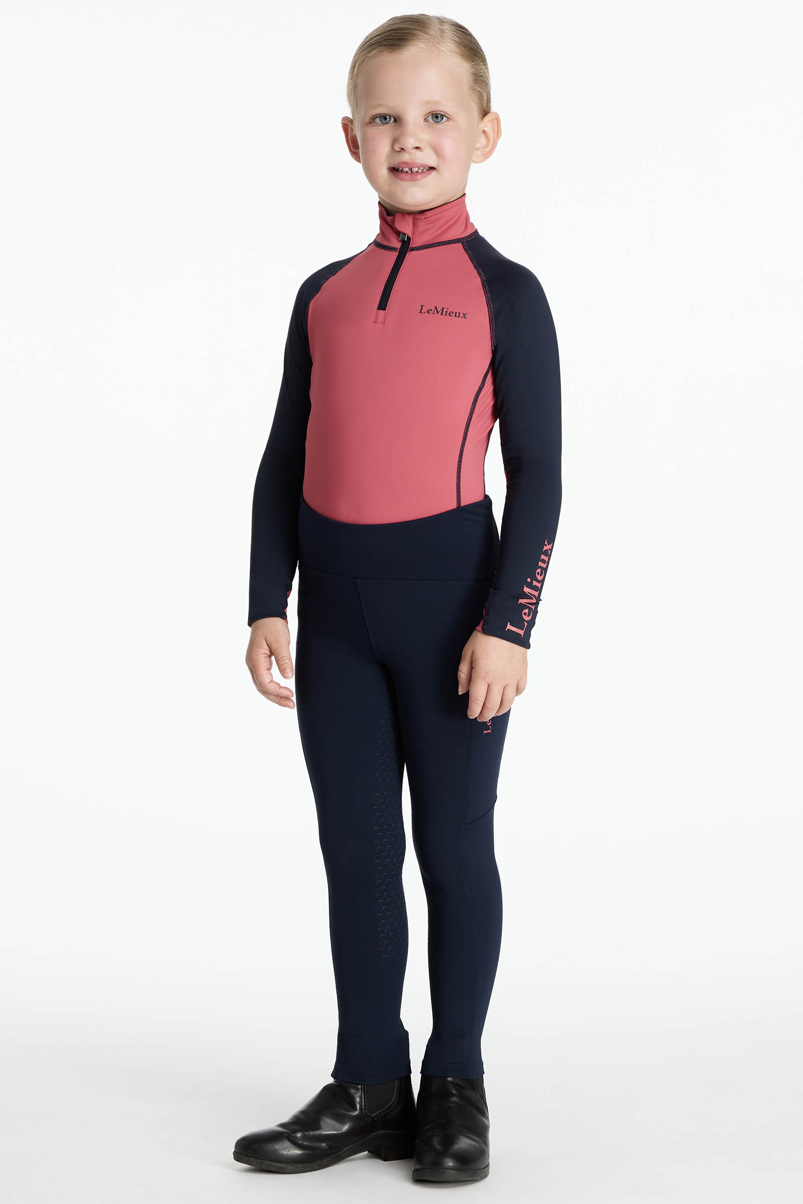 LeMieux Mini Nora pull-on ridbyxor f&ouml;r barn med mjuk borstad insida