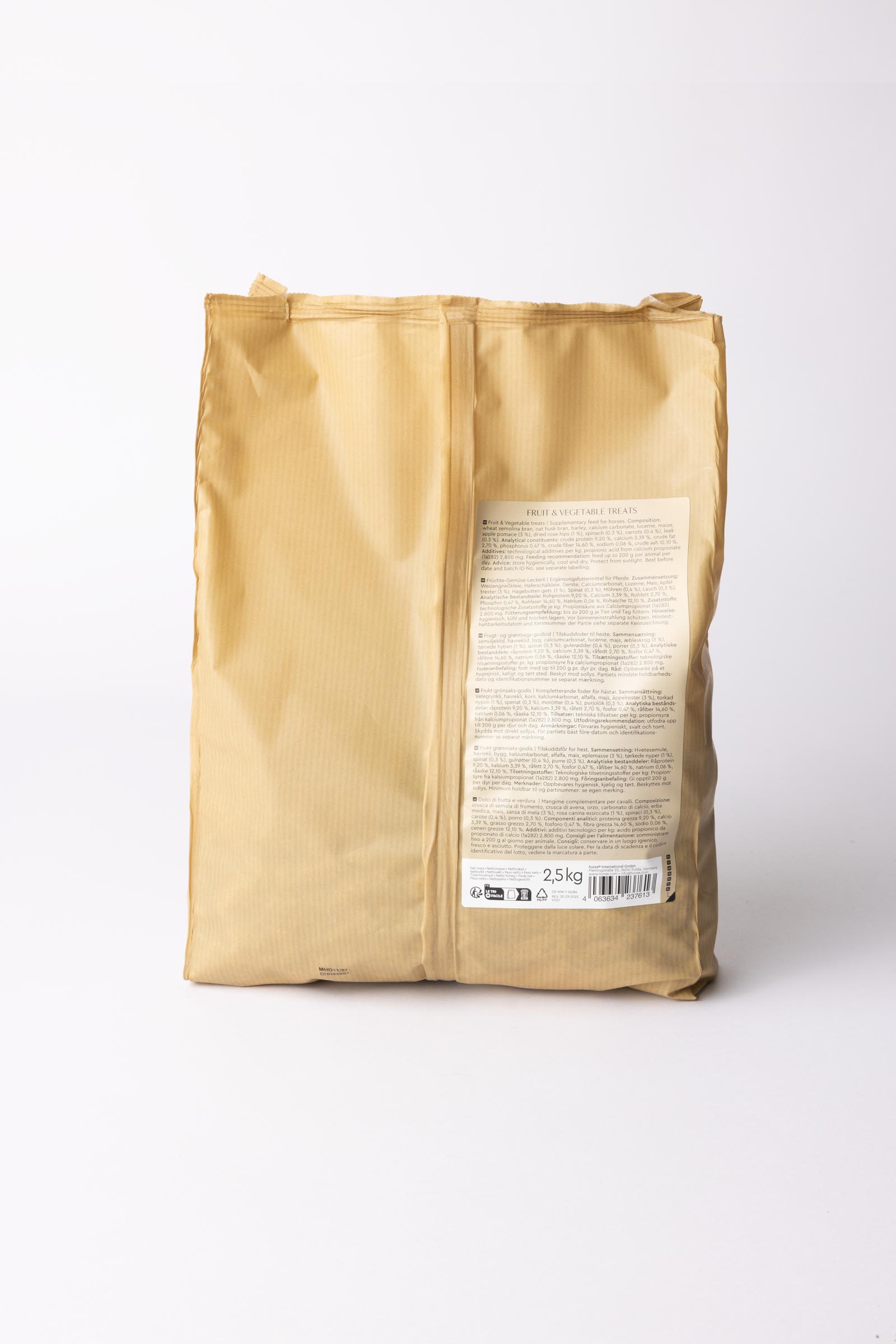 Horze Biscuits frukt & gr&ouml;nsaker, h&auml;stgodis 2,5 kg