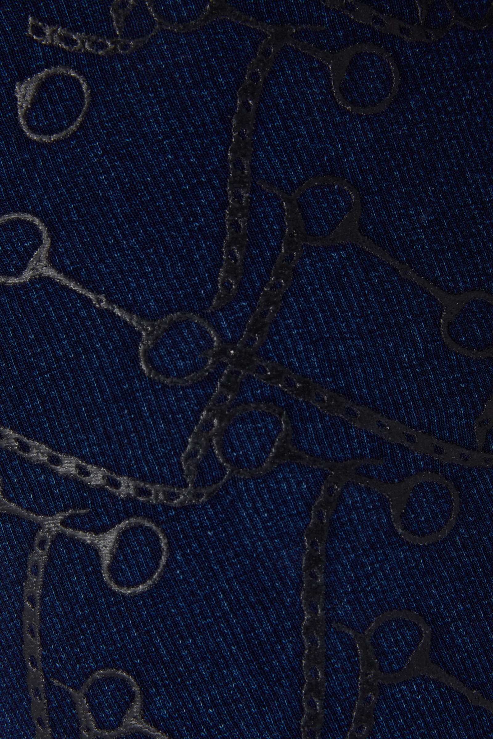 Horze Kacy denim thermo ridbyxa med helskodd f&ouml;r dam