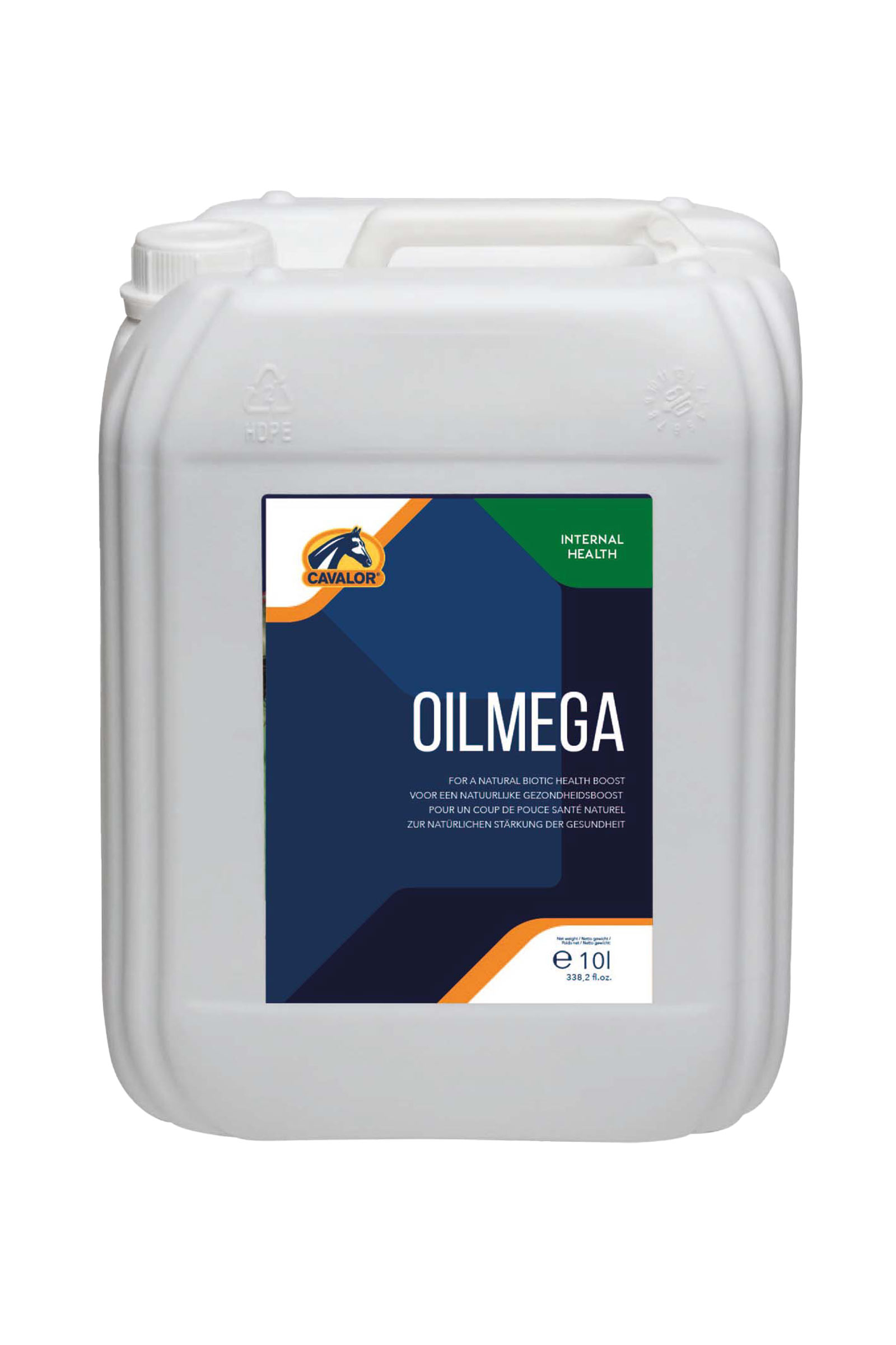 Cavalor Oilmega med pump, 10 l