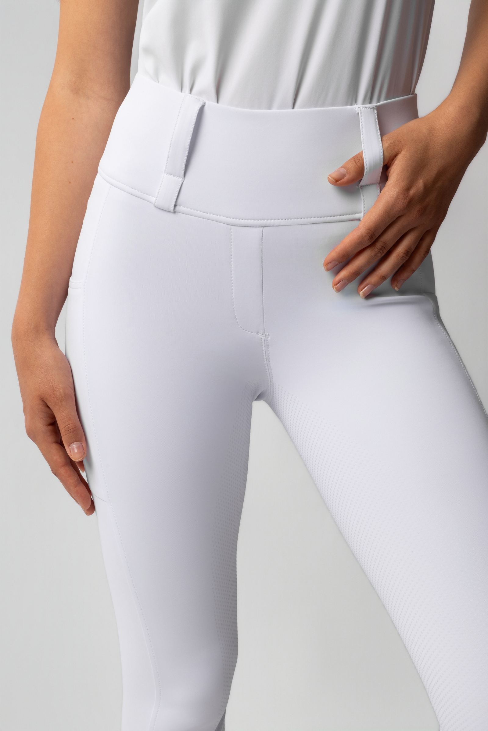 Horze Anya ridtights för dam med helskodd i silikon UPF 50+