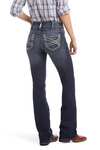 Ariat R.E.A.L. Mid Rise Stretch Entwined Mid-rise stretch bootcut-jeans f&ouml;r dam