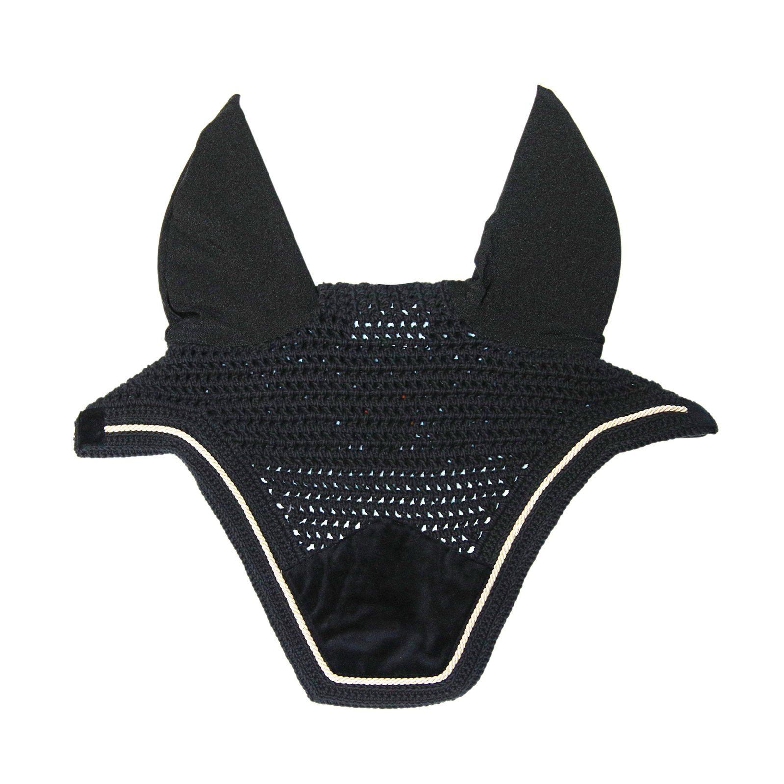 Black Kentucky Horsewear Wellington Basic Flughuva med sammet