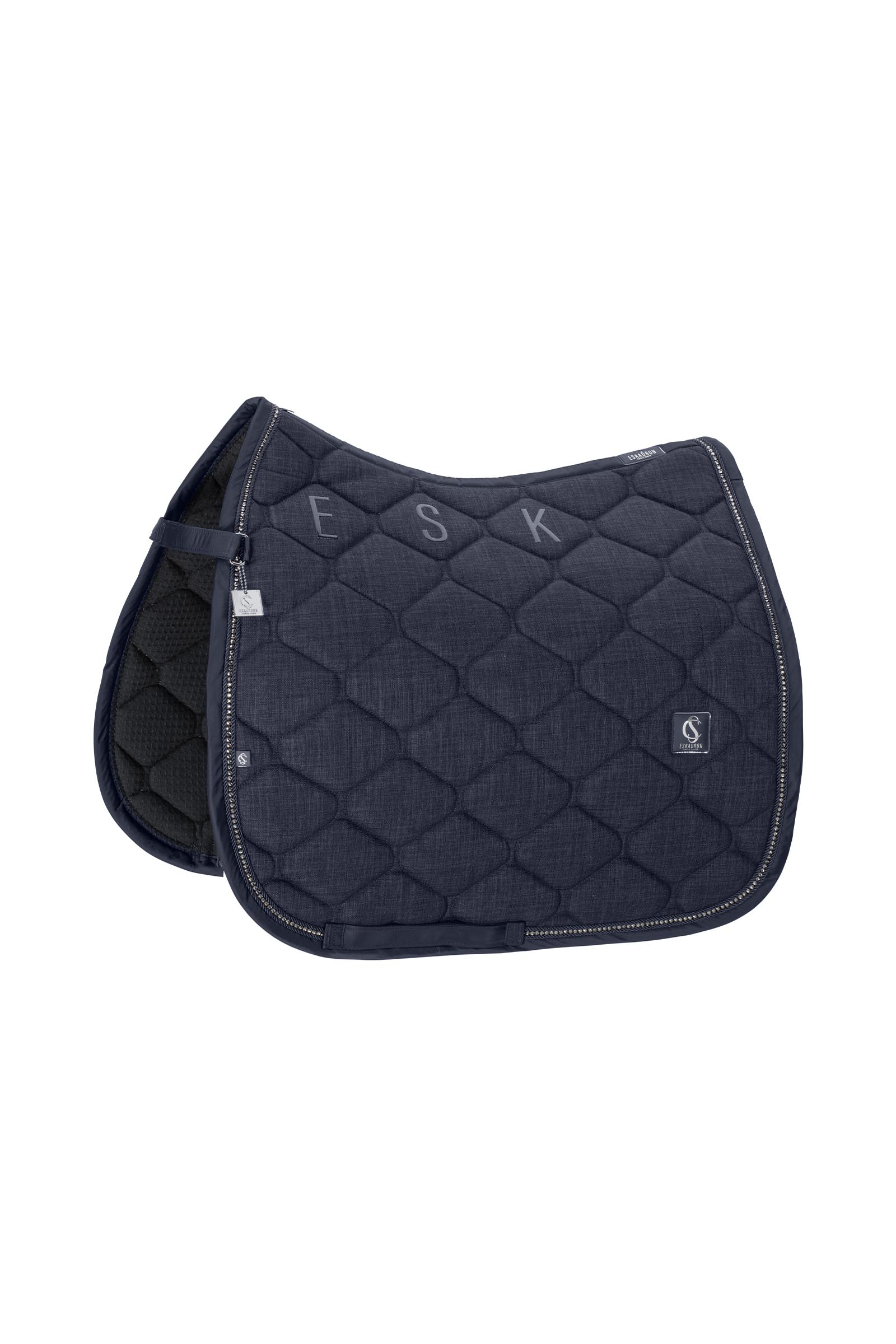 Navy Eskadron Classic Sport SS26 Boucl&eacute; Crystal dressyrschabrak