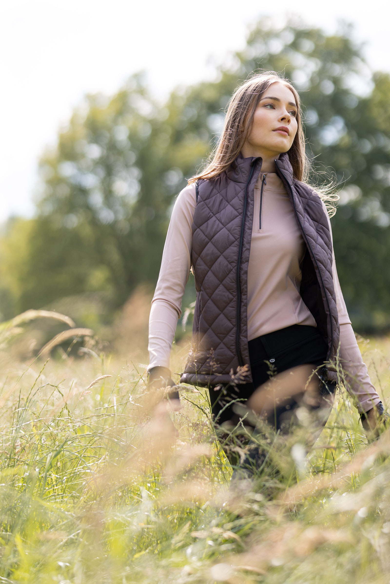 Horze Young Rider NAIA vadderad ridv&auml;st damstorlek