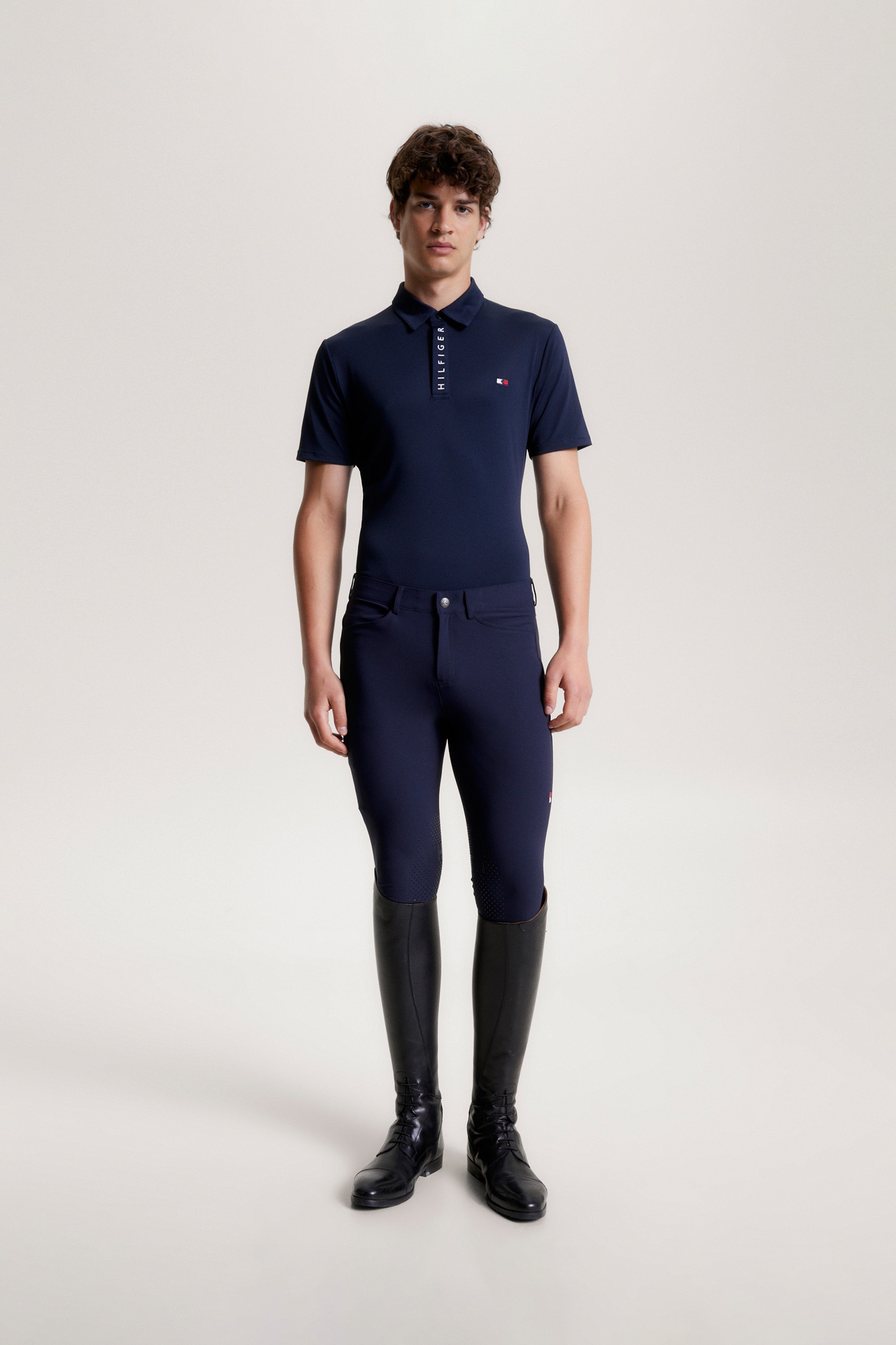 Tommy Hilfiger Equestrian Harlem Kortärmad Polo Tröja med Logo