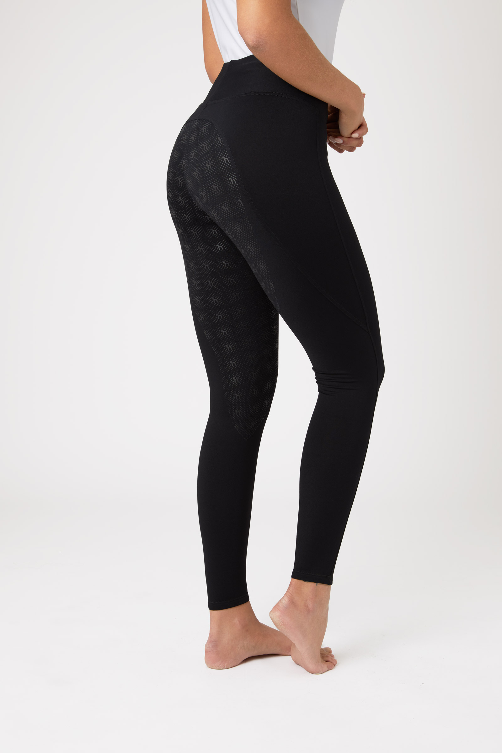 Horze Juliet Hyper Flex damtights, helskodda