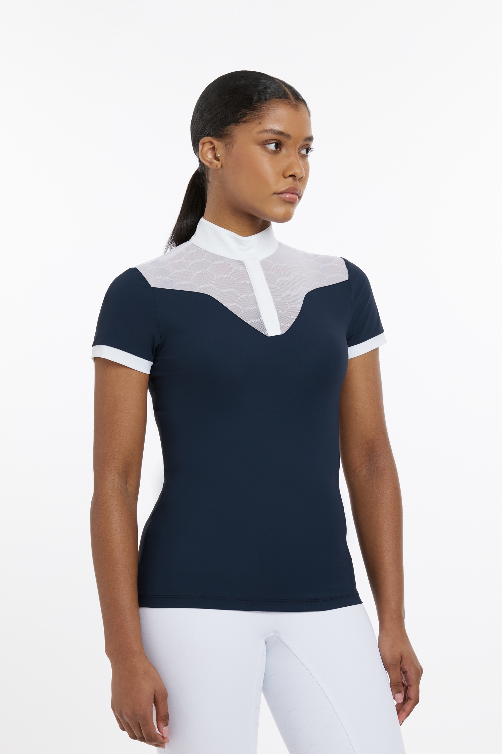 LeMieux Emily kortärmad tävlingsskjorta för kvinnor