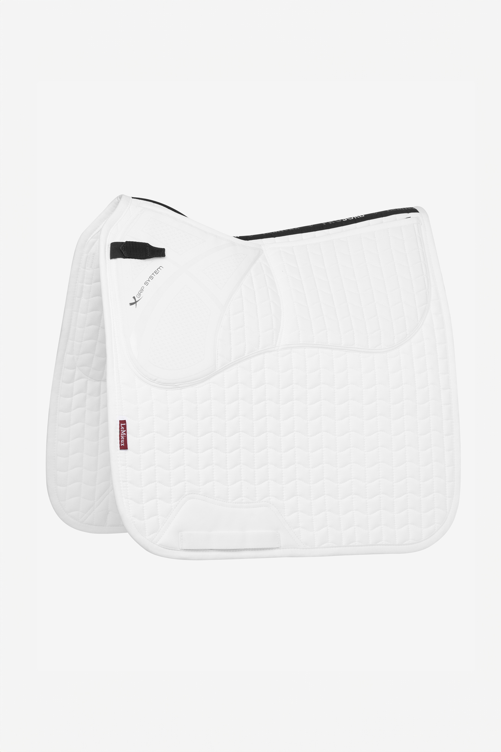 White LeMieux Prosorb Plain 2 Pocket DR Square