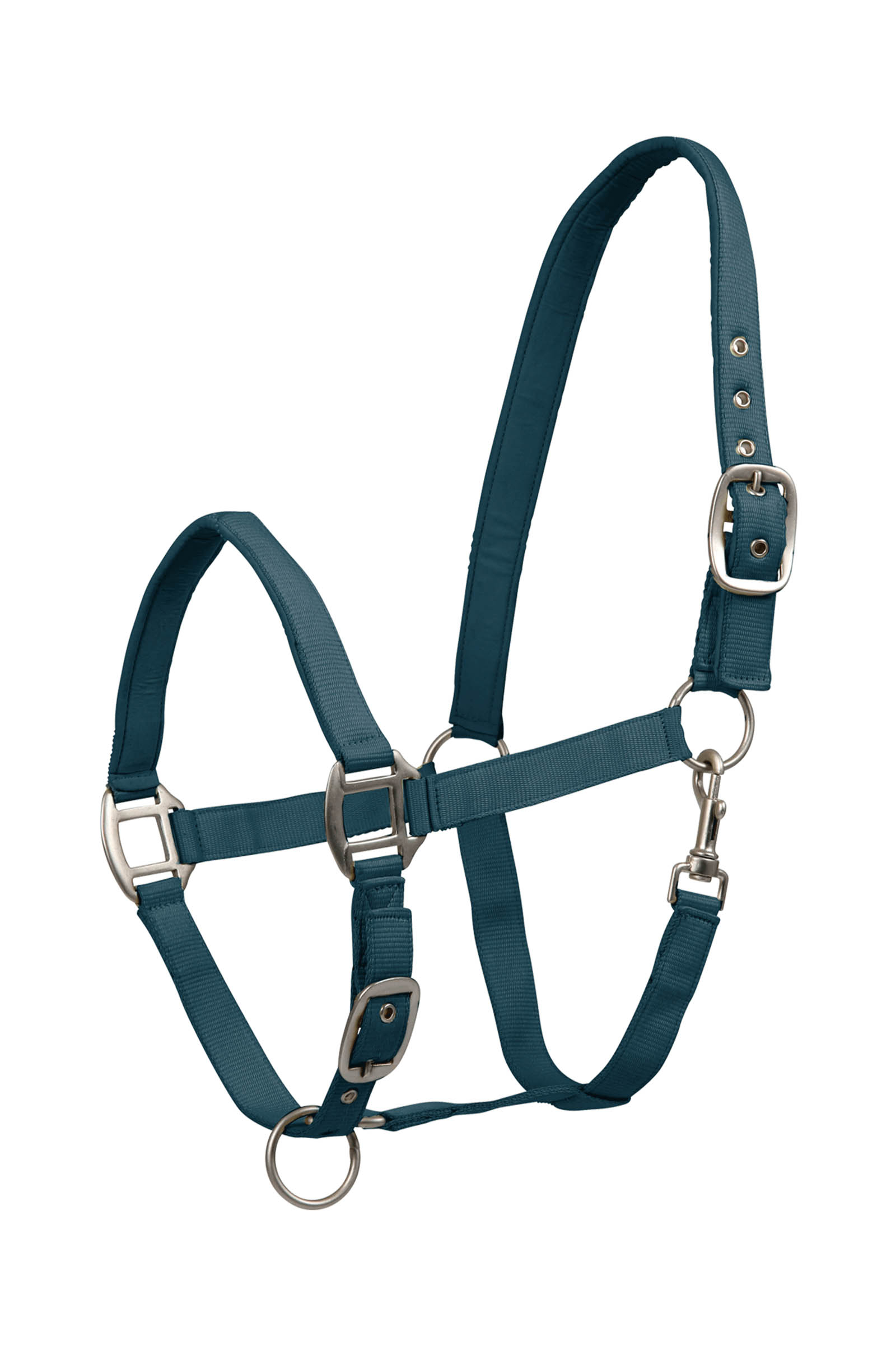Petrol Blue Waldhausen Perlon Satin Halter 