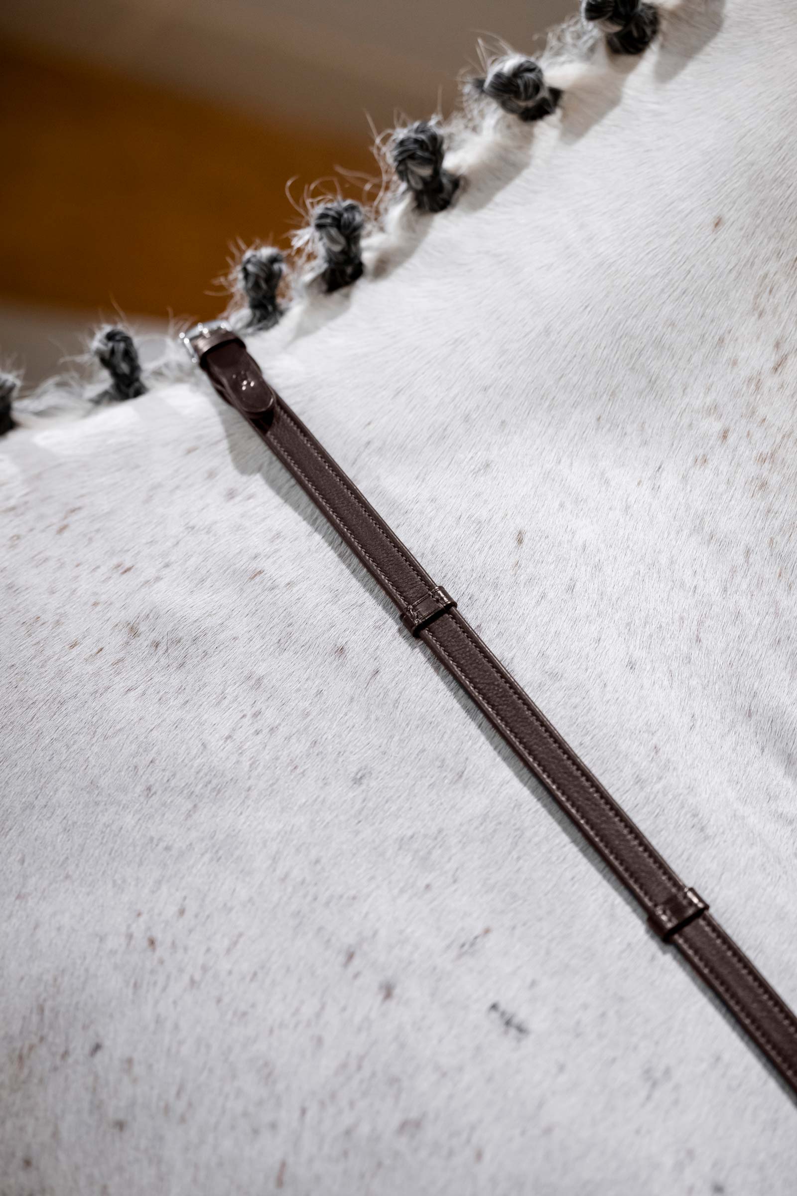 Brown Horseware hopptr&auml;ns tyglar med stopp