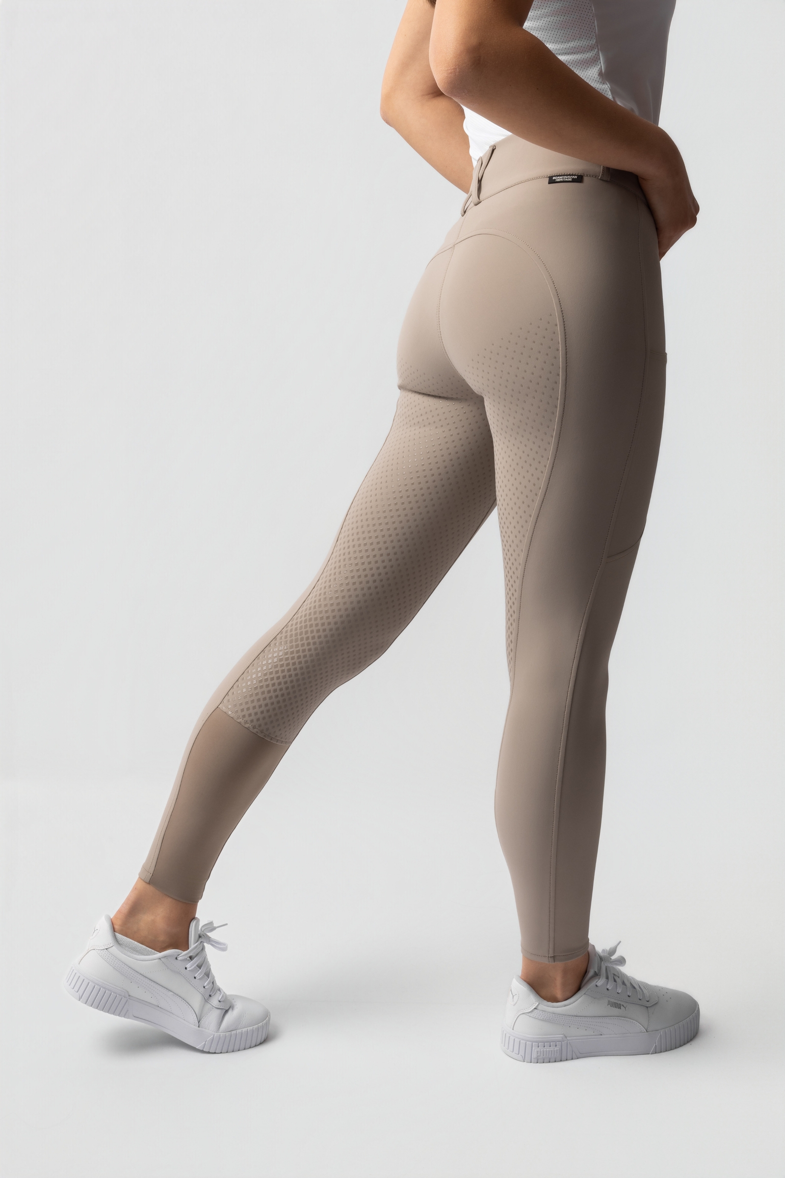 Horze Grand Prix Pro Dam Helskodda ridbyxor UPF 50+