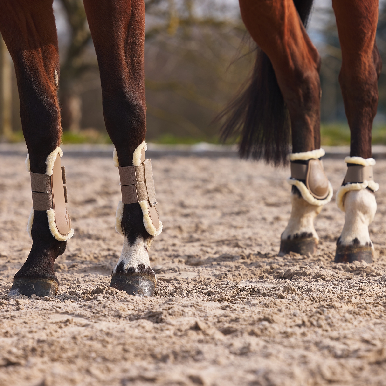 Horze Windsor senskydd med foder i fuskpäls