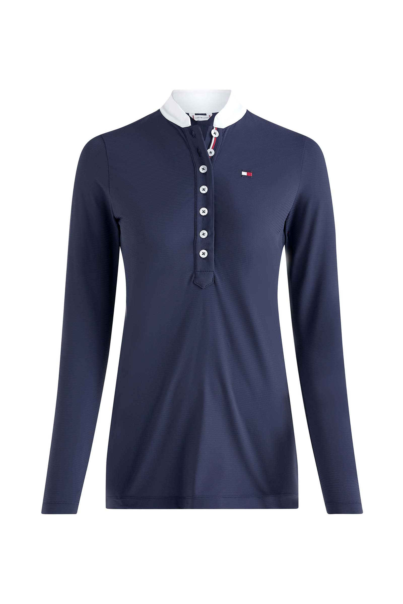 Tommy Hilfiger Equestrian långärmad tävlingstopp för dam