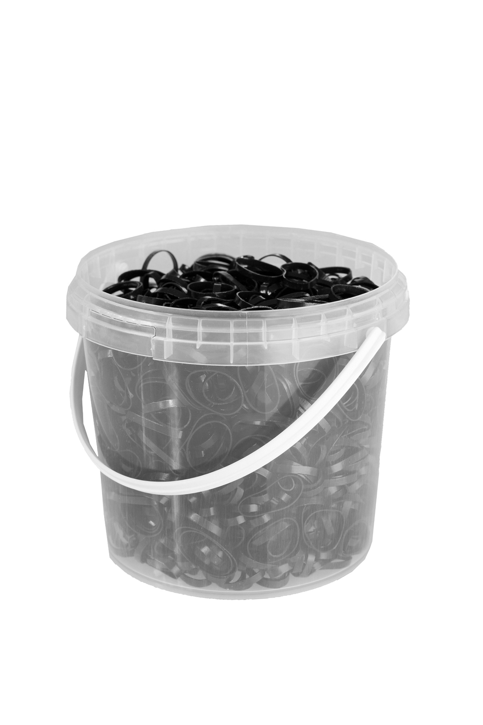 Black Horze Premium silikon band för flätning (1800 st.)