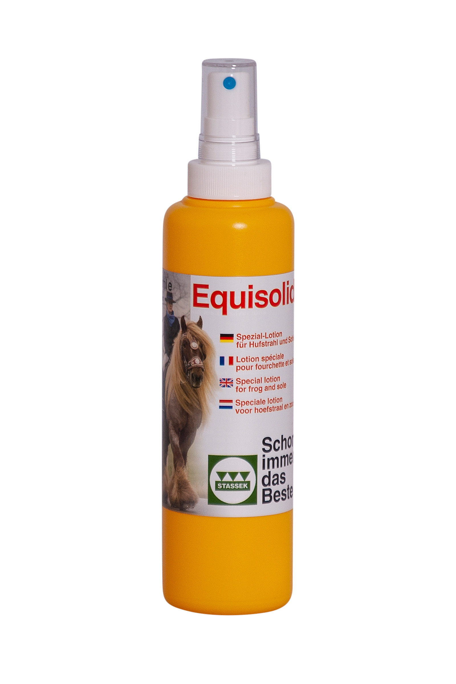 Stassek Equisolid Lotion för stråle och sula, med spraypump, 250 ml