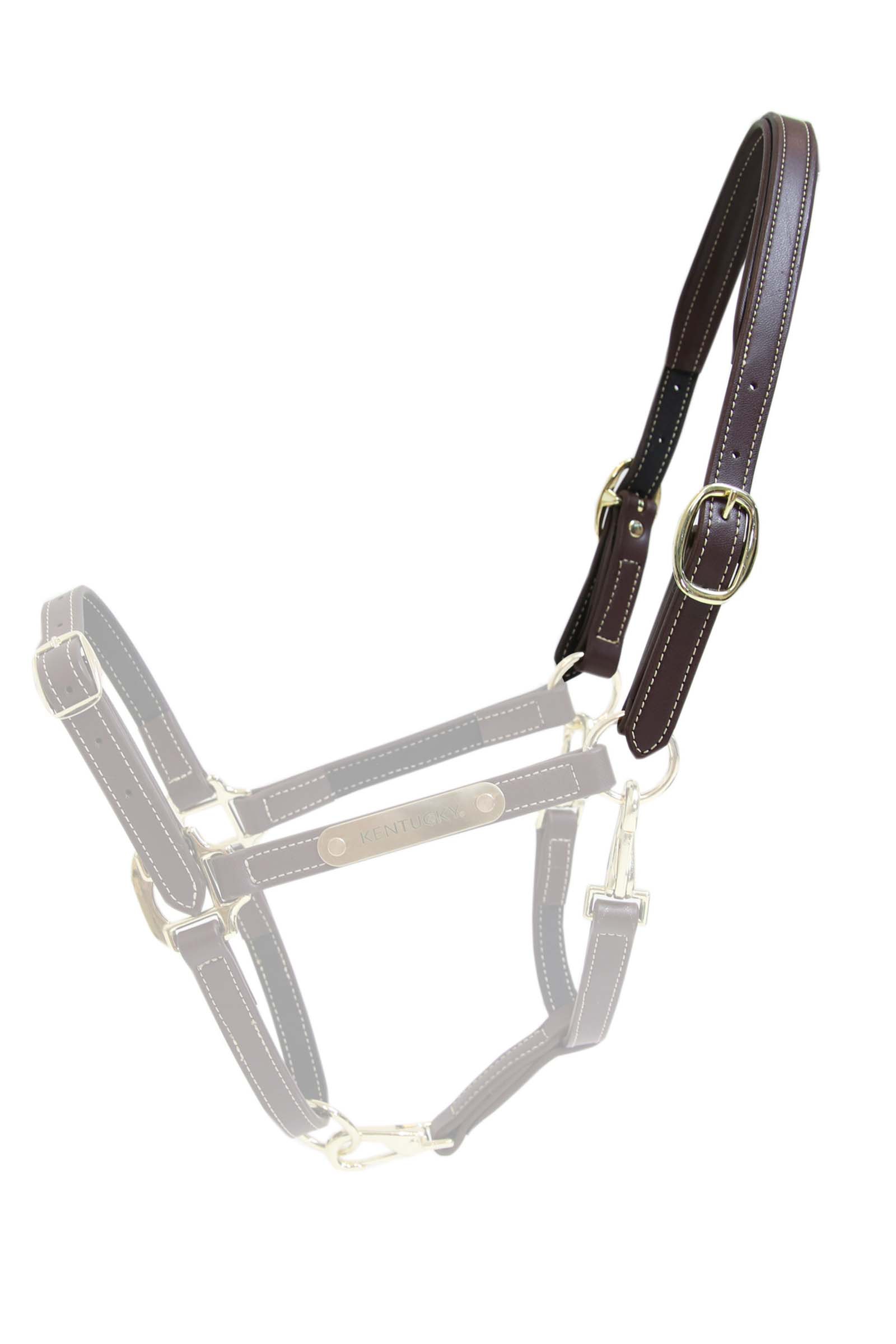 Kentucky Horsewear flexibel lädergrimma nackstycket