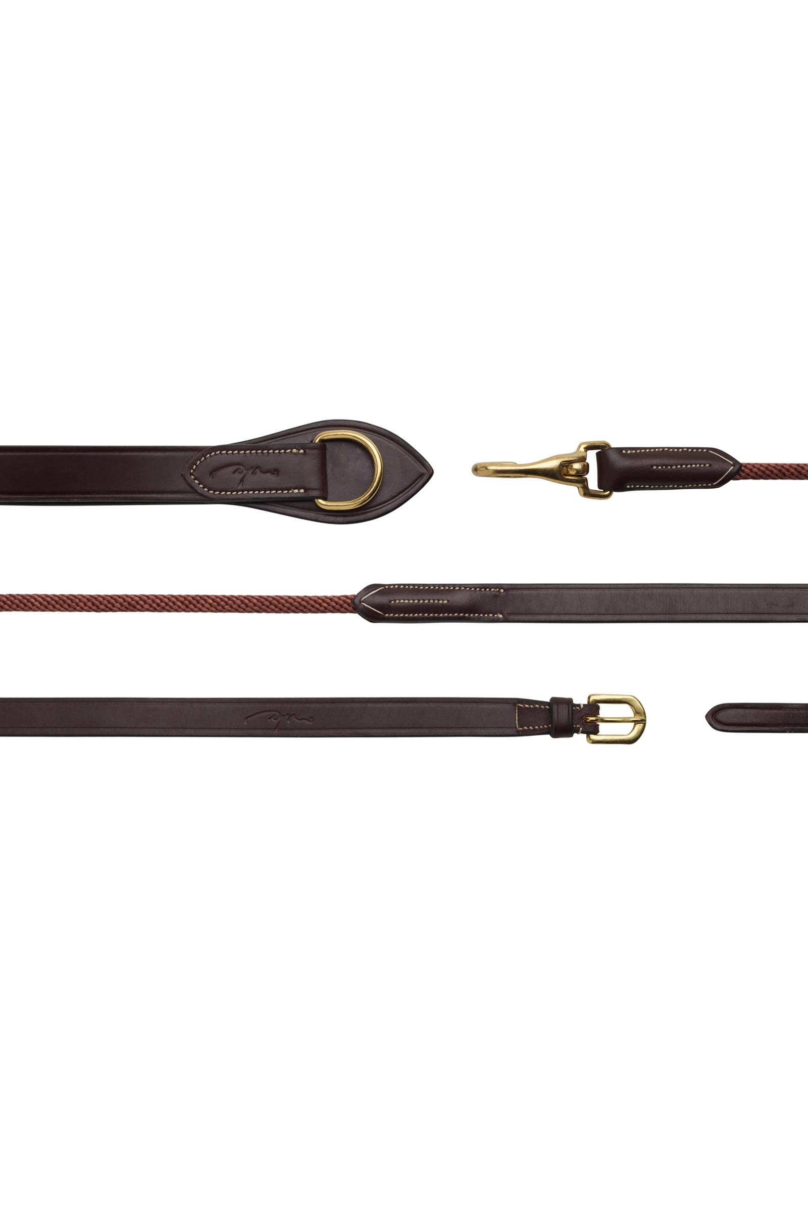 Dy'on D-Collection insp&auml;nningstyglar l&auml;der/nylon 16 mm