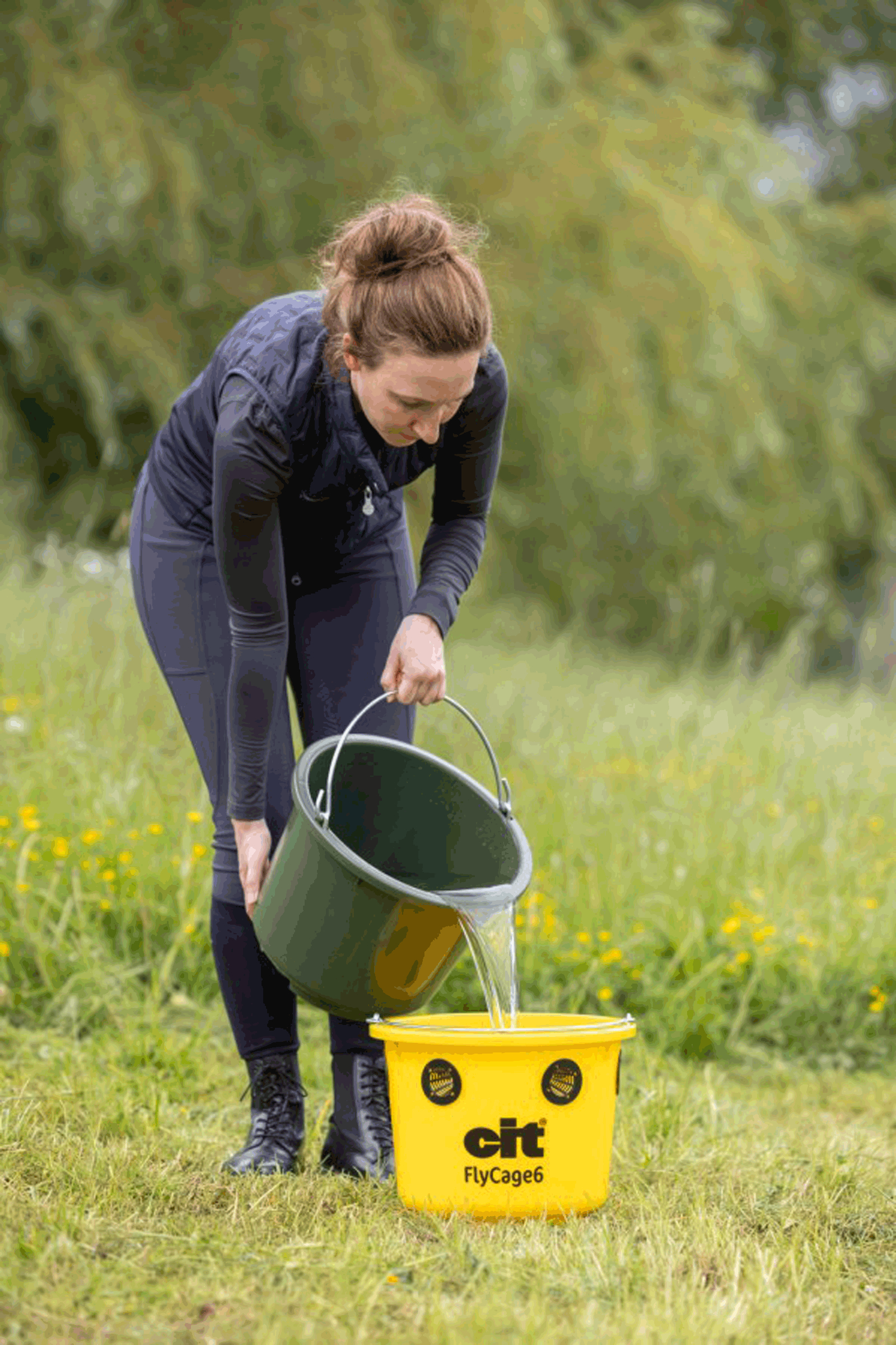 Kerbl Cit FlyCage 6 Fly Trap, Set incl. 750 g Attractant