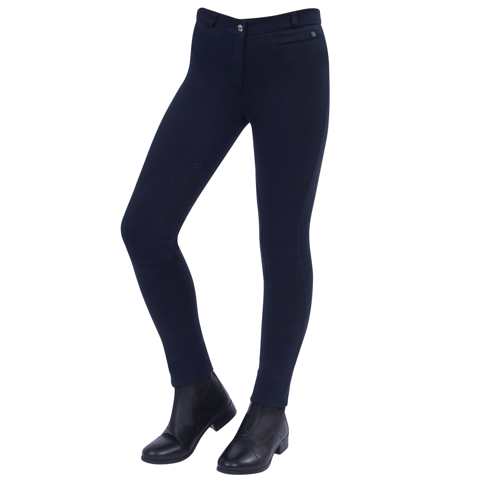 DB/AB Dublin Supa-fit knäskodda jodhpurs med dragkedja, Junior
