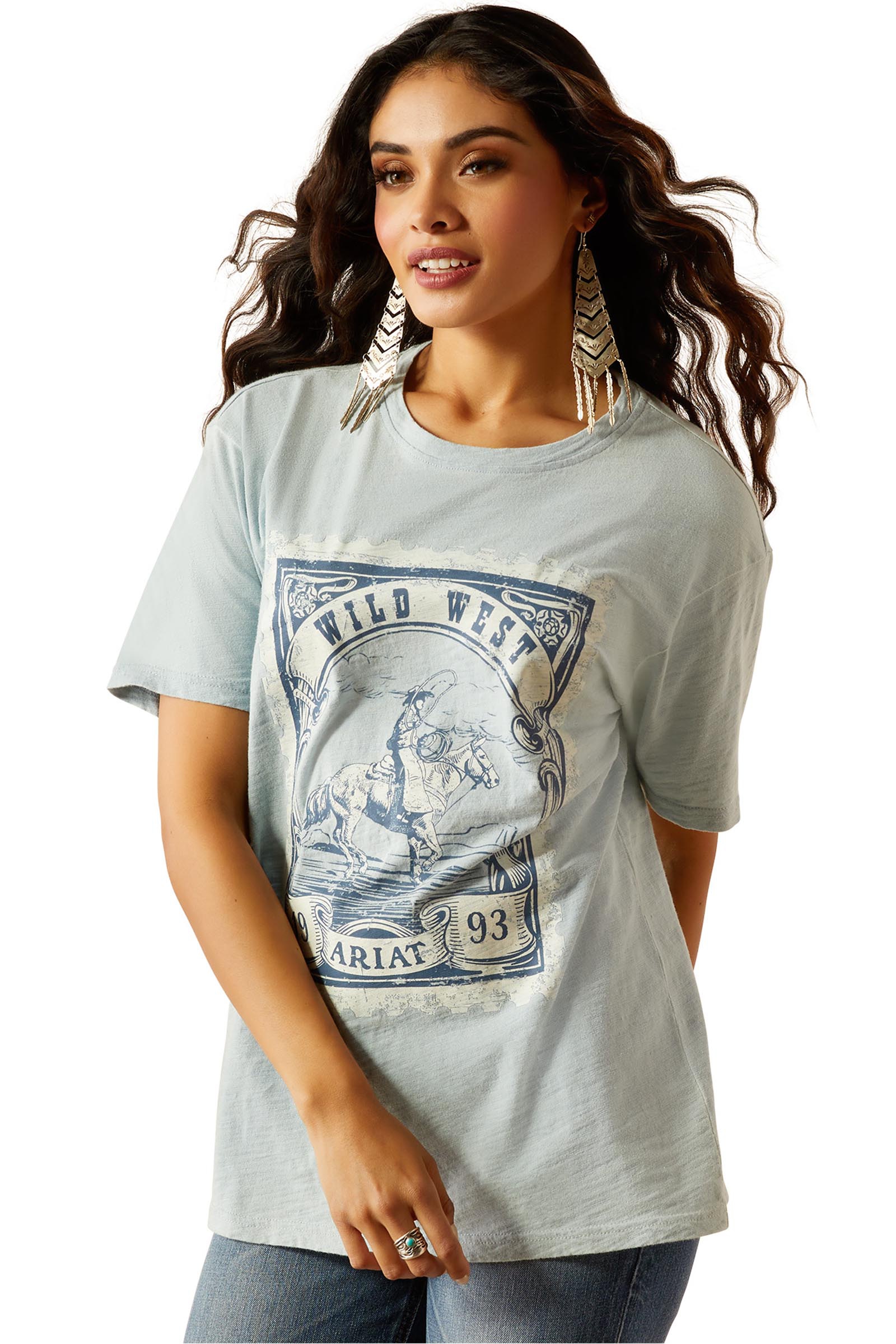 Ariat Wild West Stamp dam-T-shirt