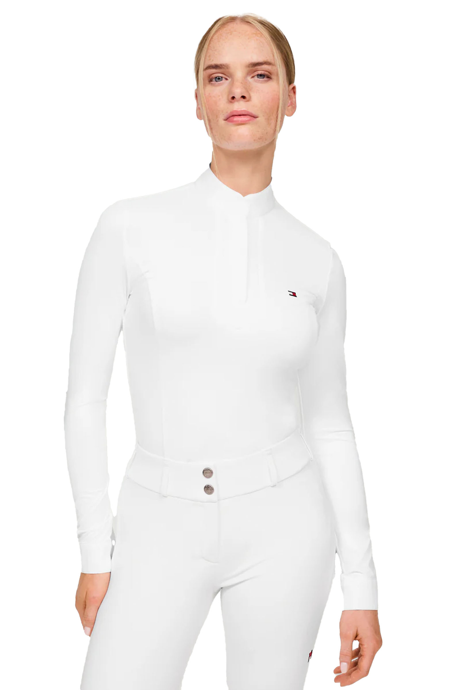 Tommy Hilfiger Equestrian Avon l&aring;ng&auml;rmad t&auml;vlingsskjorta