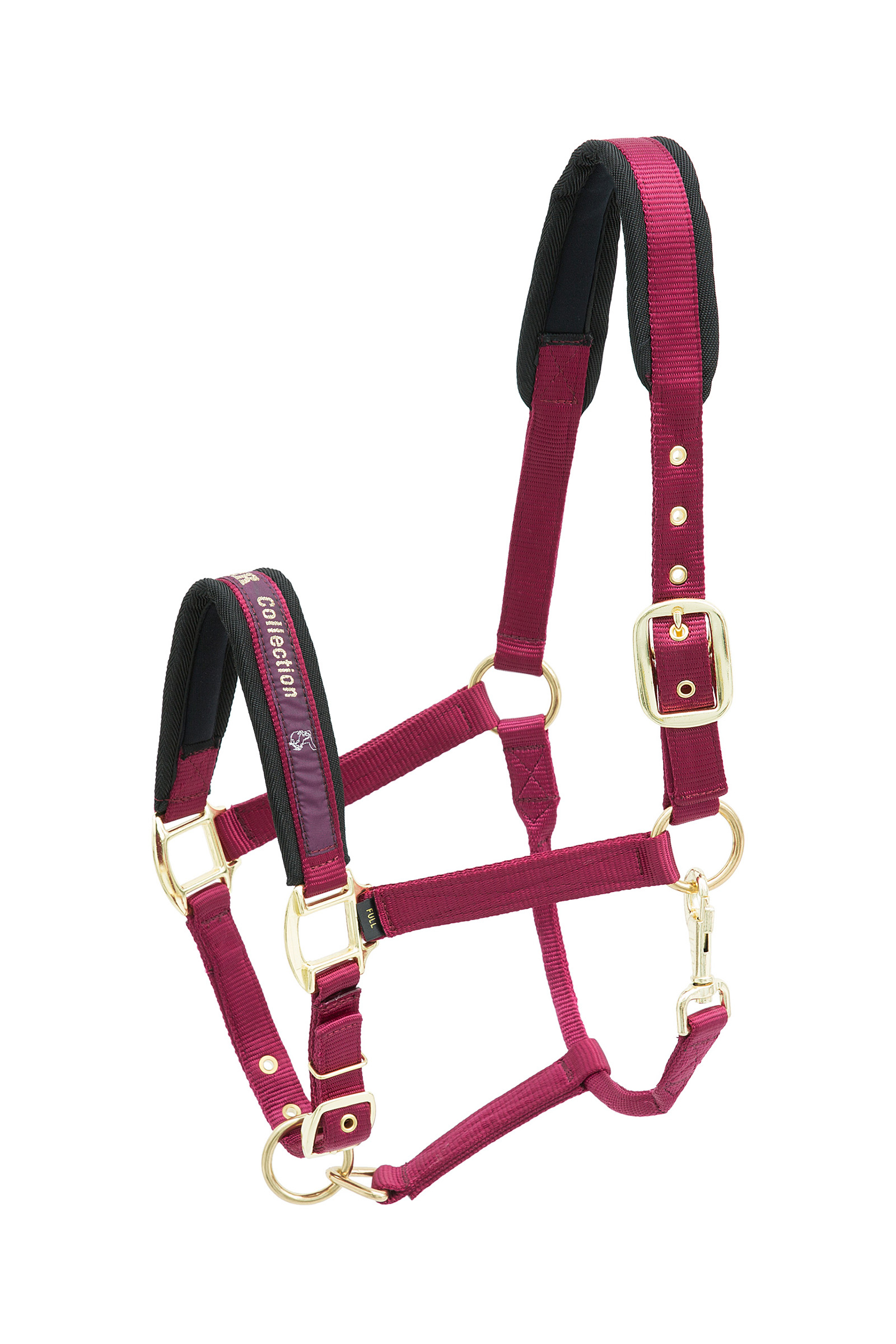 Burgundy Kieffer Collection Nylon Headcollar